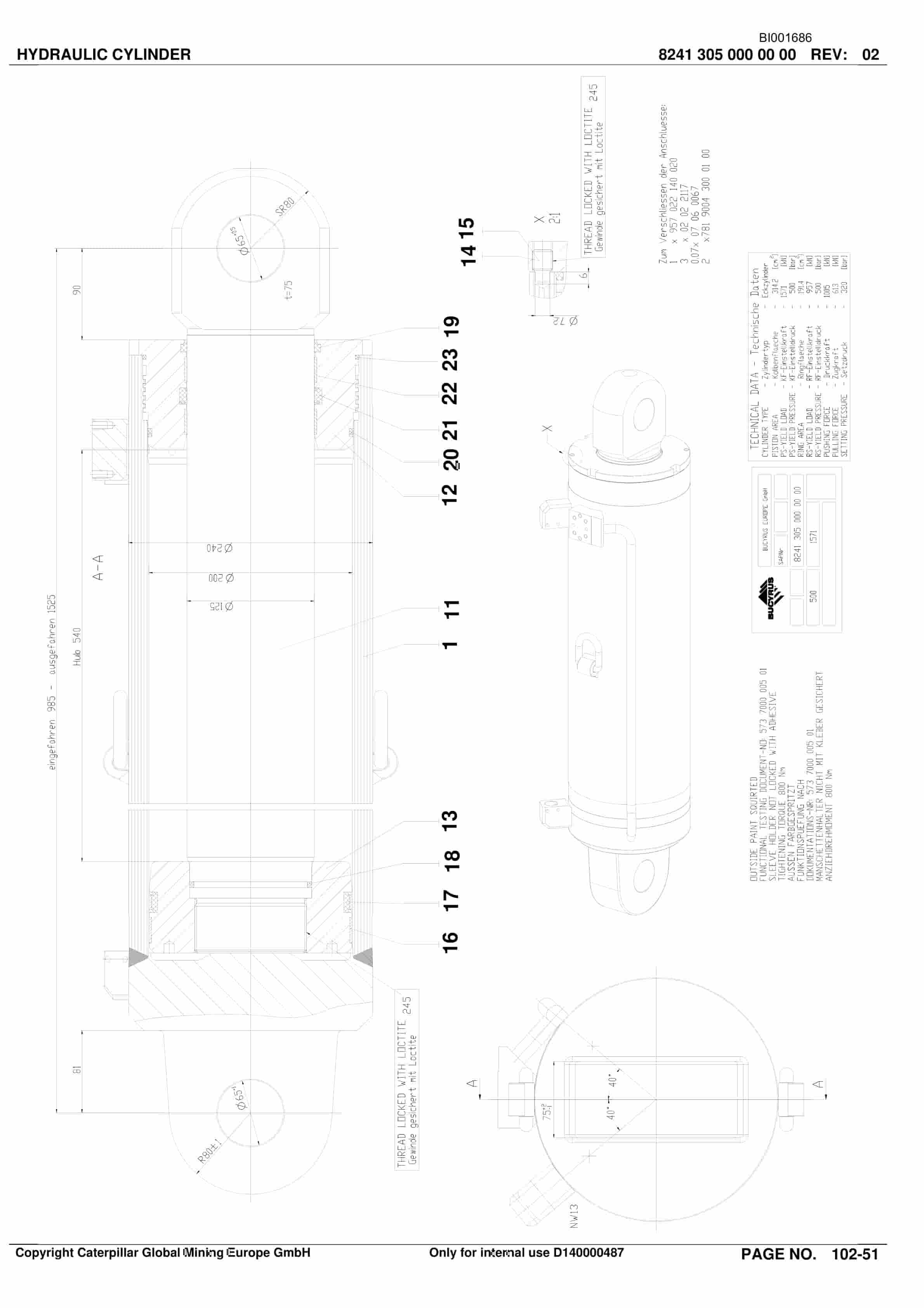 Caterpillar Narrabri Roof Support And Accessories Parts Catalog BI001686-00-01 2 Caterpillar Narrabri Roof Support And Accessories Parts Catalog BI001686-00-01-2