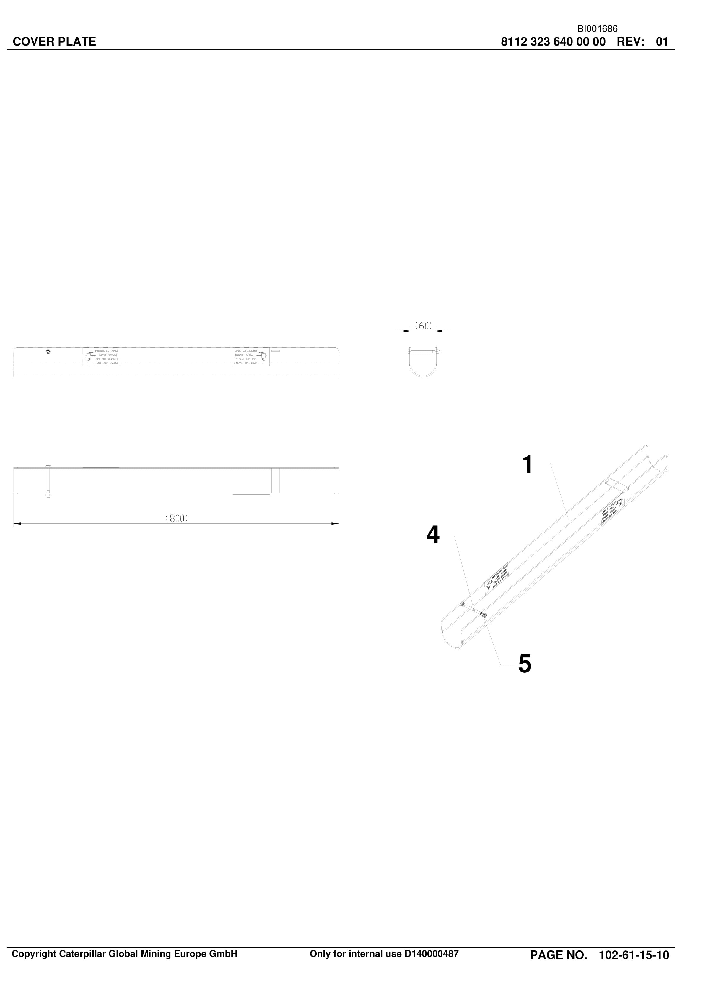 Caterpillar Narrabri Roof Support And Accessories Parts Catalog BI001686-00-01 3 Caterpillar Narrabri Roof Support And Accessories Parts Catalog BI001686-00-01-3