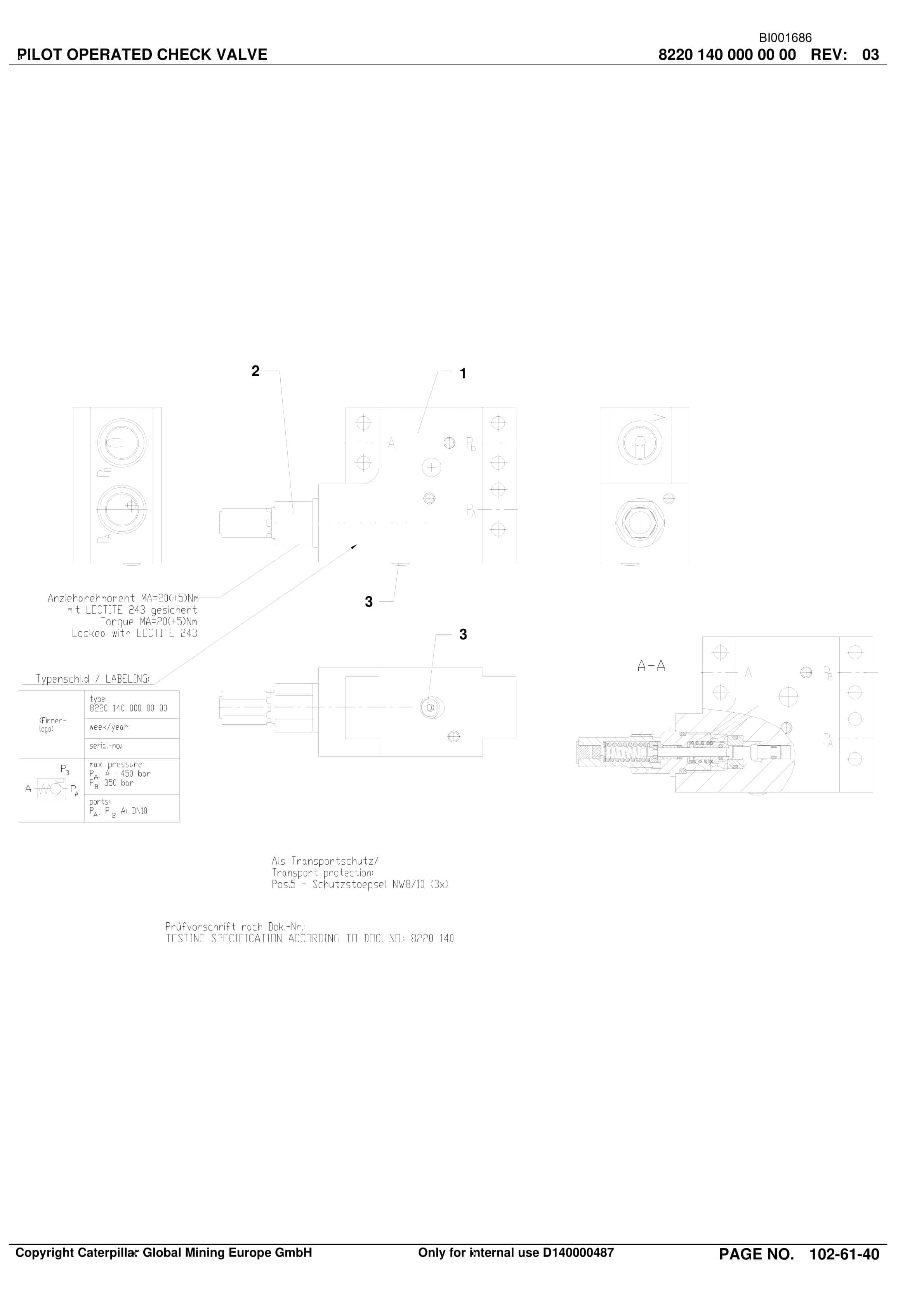 Caterpillar Narrabri Roof Support And Accessories Parts Catalog BI001686-00-01 4 Caterpillar Narrabri Roof Support And Accessories Parts Catalog BI001686-00-01-4