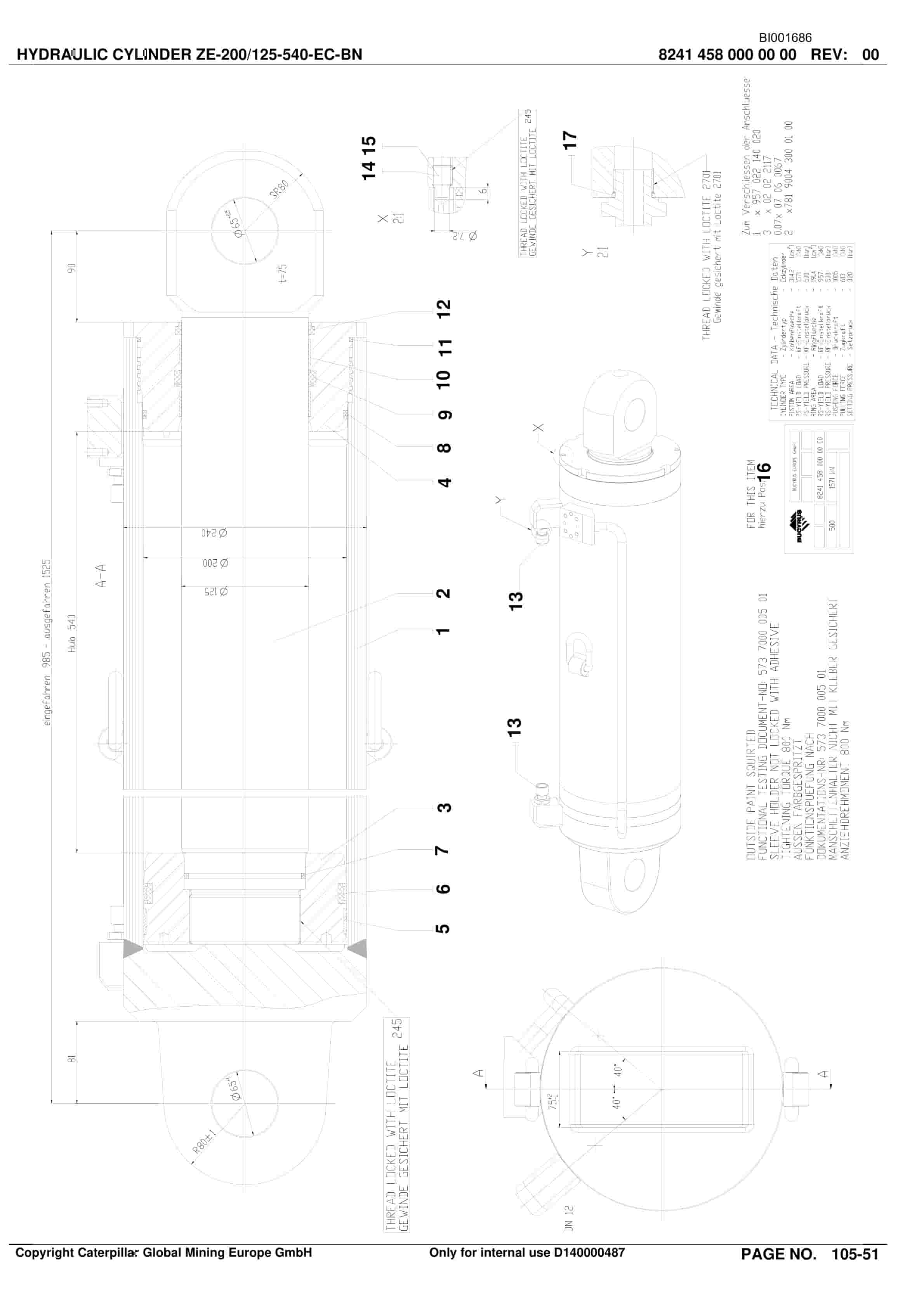 Caterpillar Narrabri Roof Support And Accessories Parts Catalog BI001686-00-02 4 Caterpillar Narrabri Roof Support And Accessories Parts Catalog BI001686-00-02-4