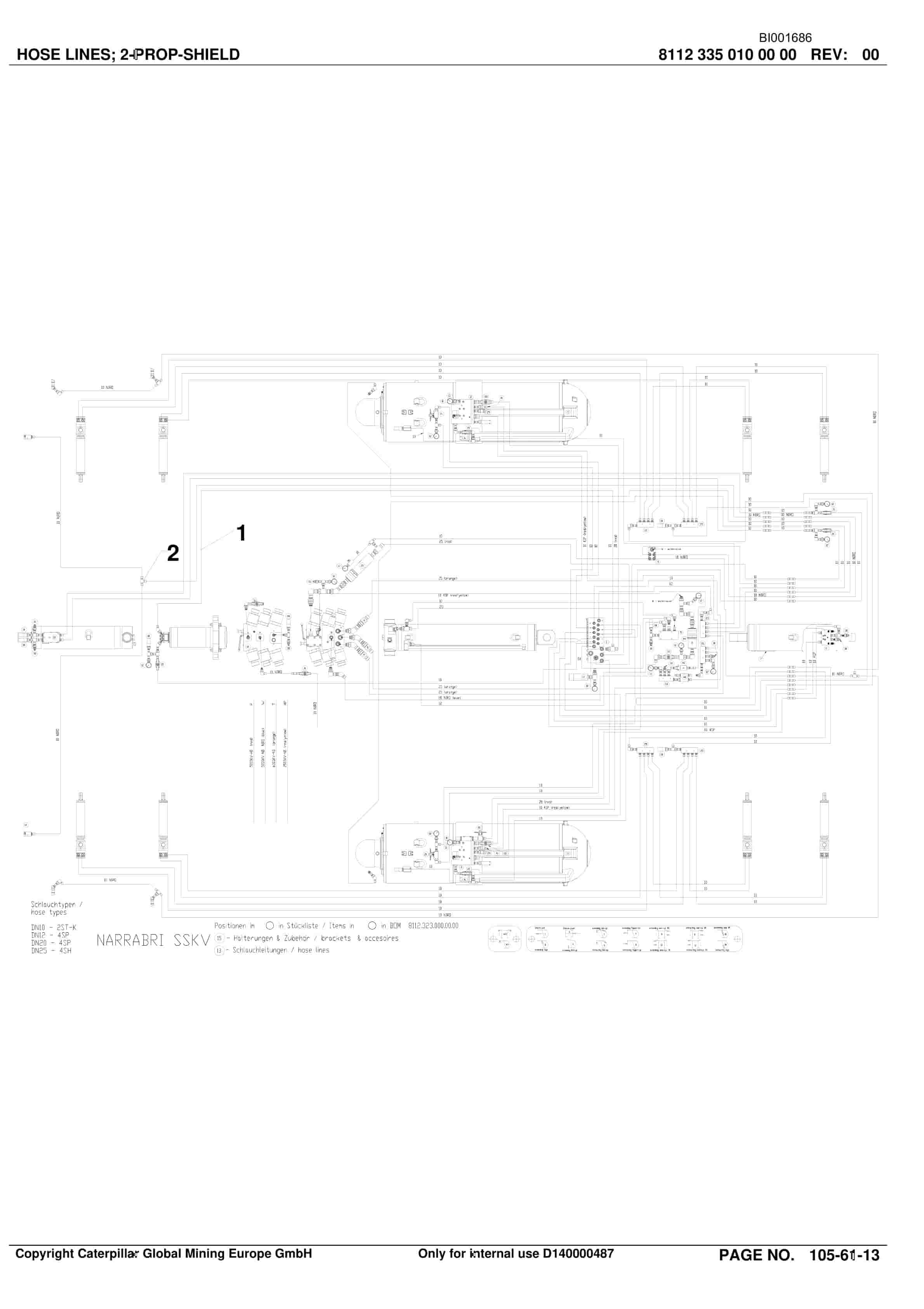 Caterpillar Narrabri Roof Support And Accessories Parts Catalog BI001686-00-02 5 Caterpillar Narrabri Roof Support And Accessories Parts Catalog BI001686-00-02-5