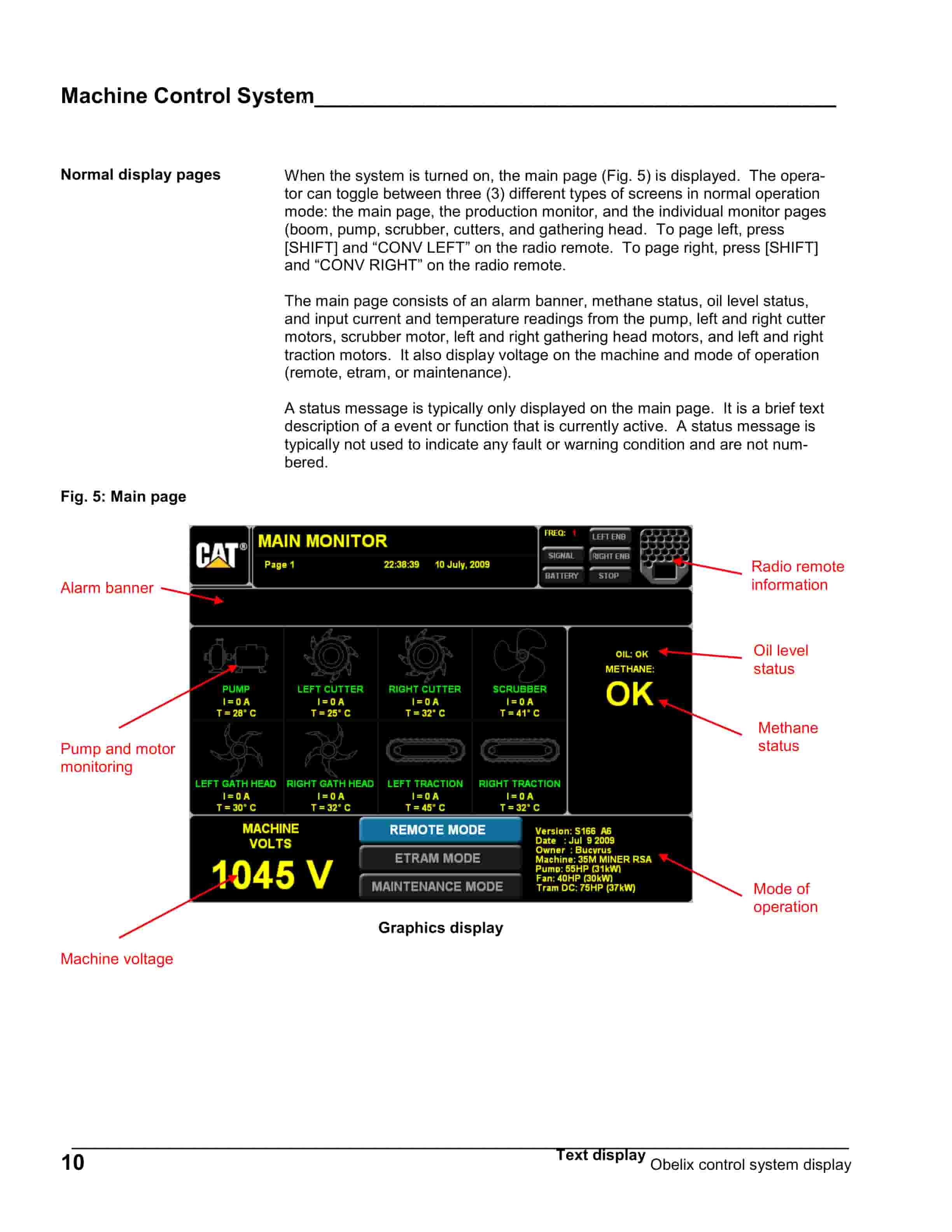 Caterpillar Obelix Control System Display Operation And Maintenance Manual A6474X393 2 Caterpillar Obelix Control System Display Operation And Maintenance Manual A6474X393 - Image 2