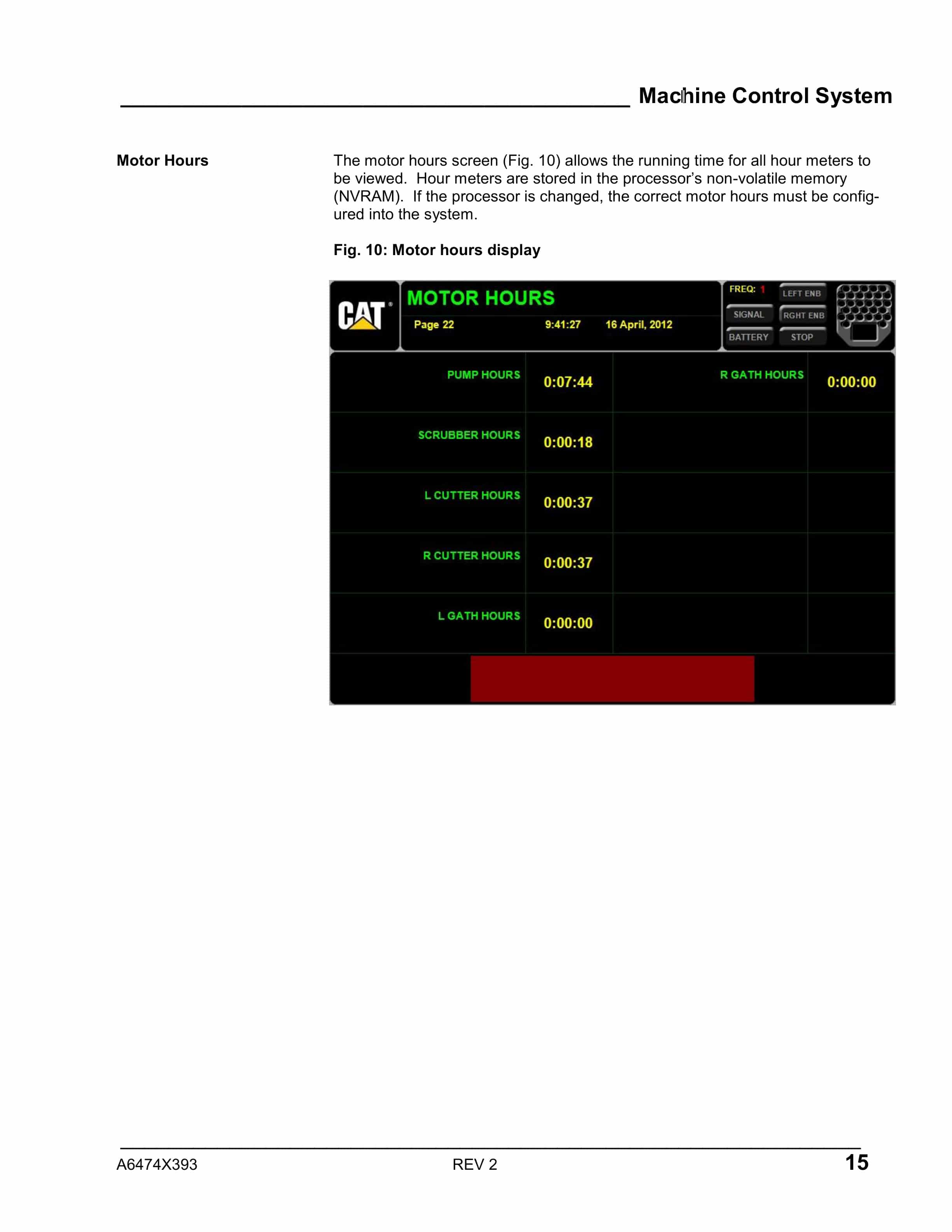 Caterpillar Obelix Control System Display Operation And Maintenance Manual A6474X393 5 Caterpillar Obelix Control System Display Operation And Maintenance Manual A6474X393 - Image 5