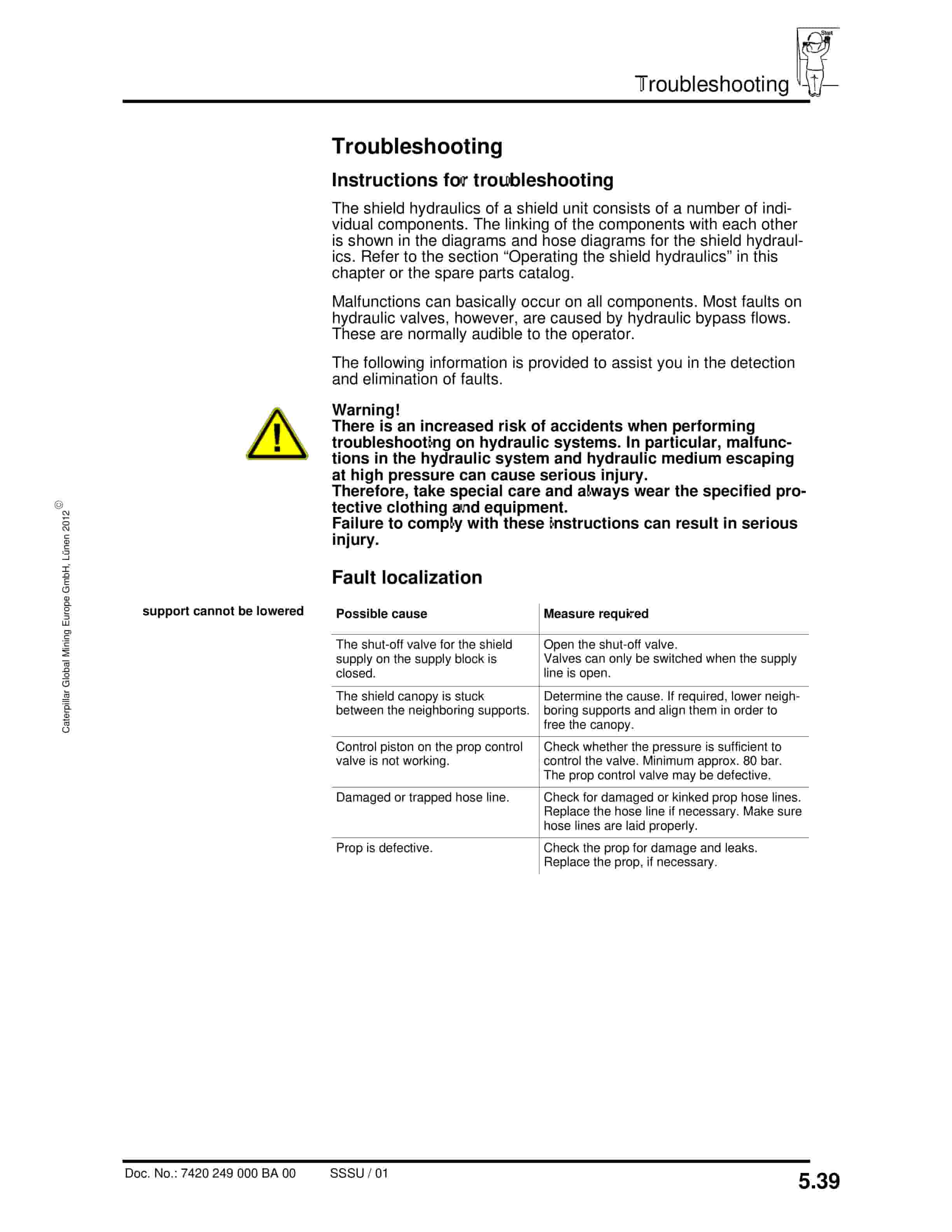 Caterpillar Roof Support Operation And Maintenance Manual BI001732-00-01-all-EN 3 Caterpillar Roof Support Operation And Maintenance Manual BI001732-00-01-all-EN-3