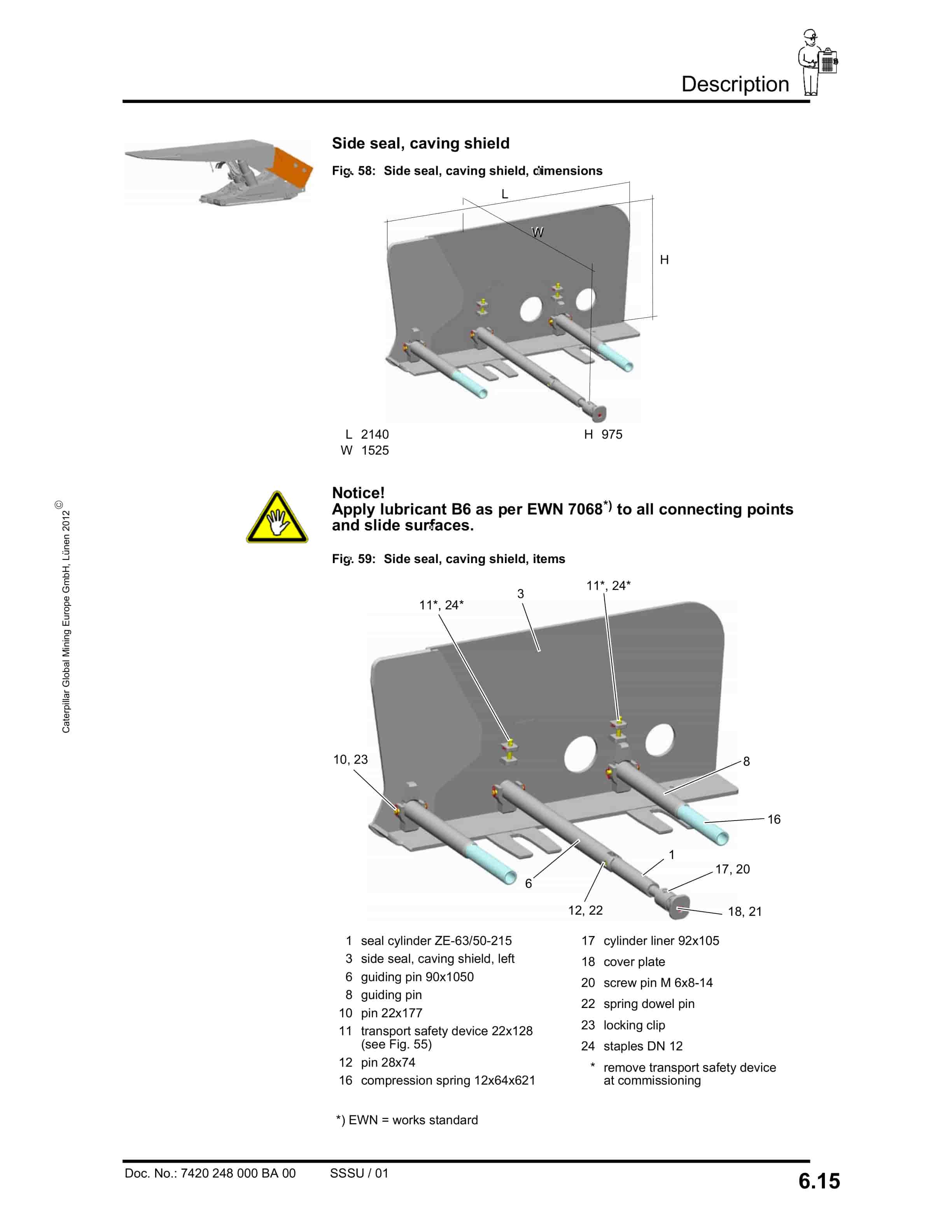 Caterpillar Roof Support Operation And Maintenance Manual BI001732-00-02-all-EN 5 Caterpillar Roof Support Operation And Maintenance Manual BI001732-00-02-all-EN-5