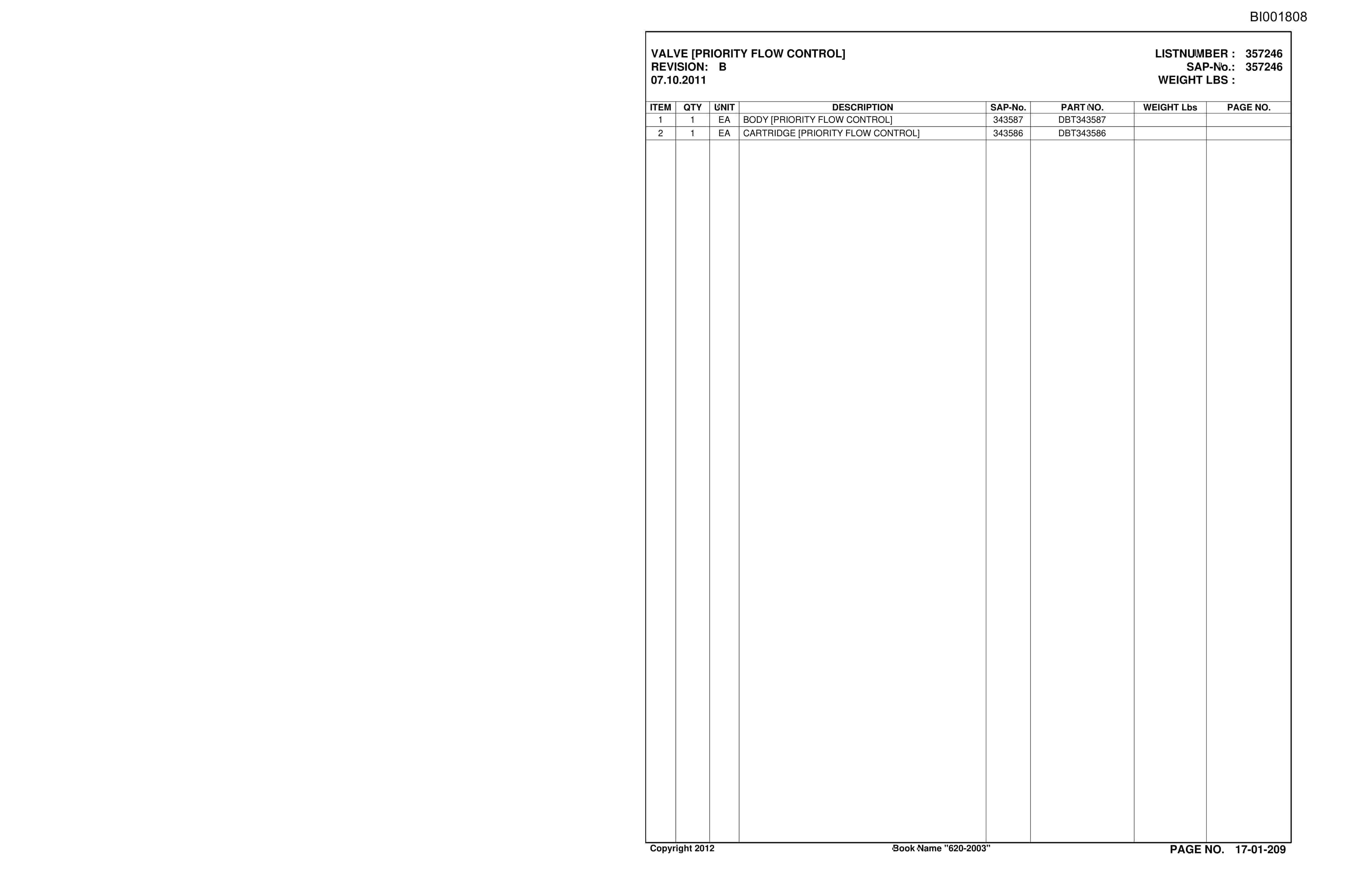 Caterpillar SH620 Roof Support Carrier Parts Manual BI001808 3 Caterpillar SH620 Roof Support Carrier Parts Manual BI001808-3