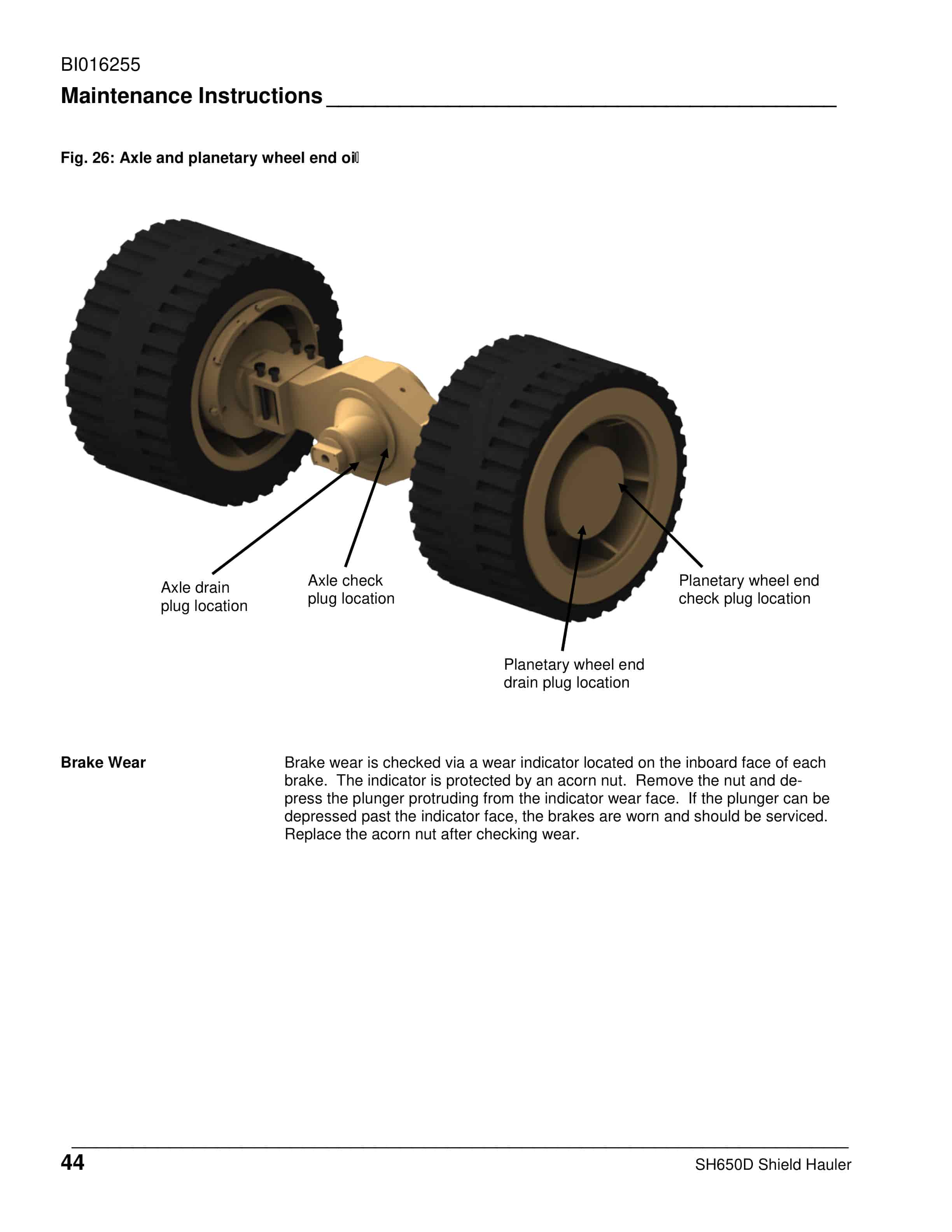 Caterpillar SH650D Shield Hauler Maintenance Manual A6474X414 4 Caterpillar SH650D Shield Hauler Maintenance Manual A6474X414 - Image 4
