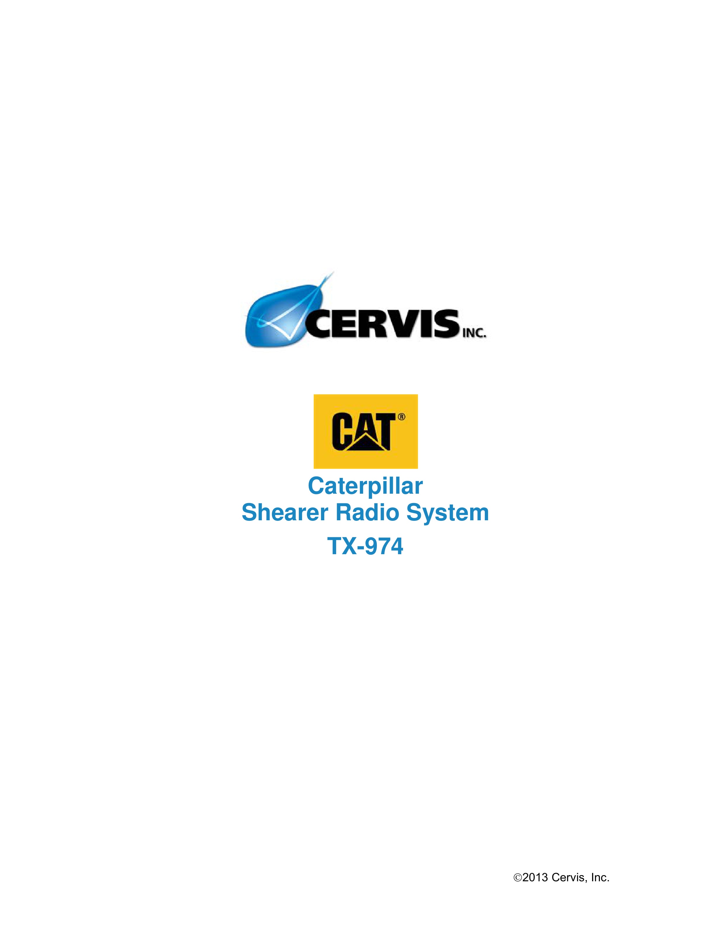 Caterpillar Shearer Radio System Operation Manual TX-974 1 Caterpillar Shearer Radio System Operation Manual TX-974
