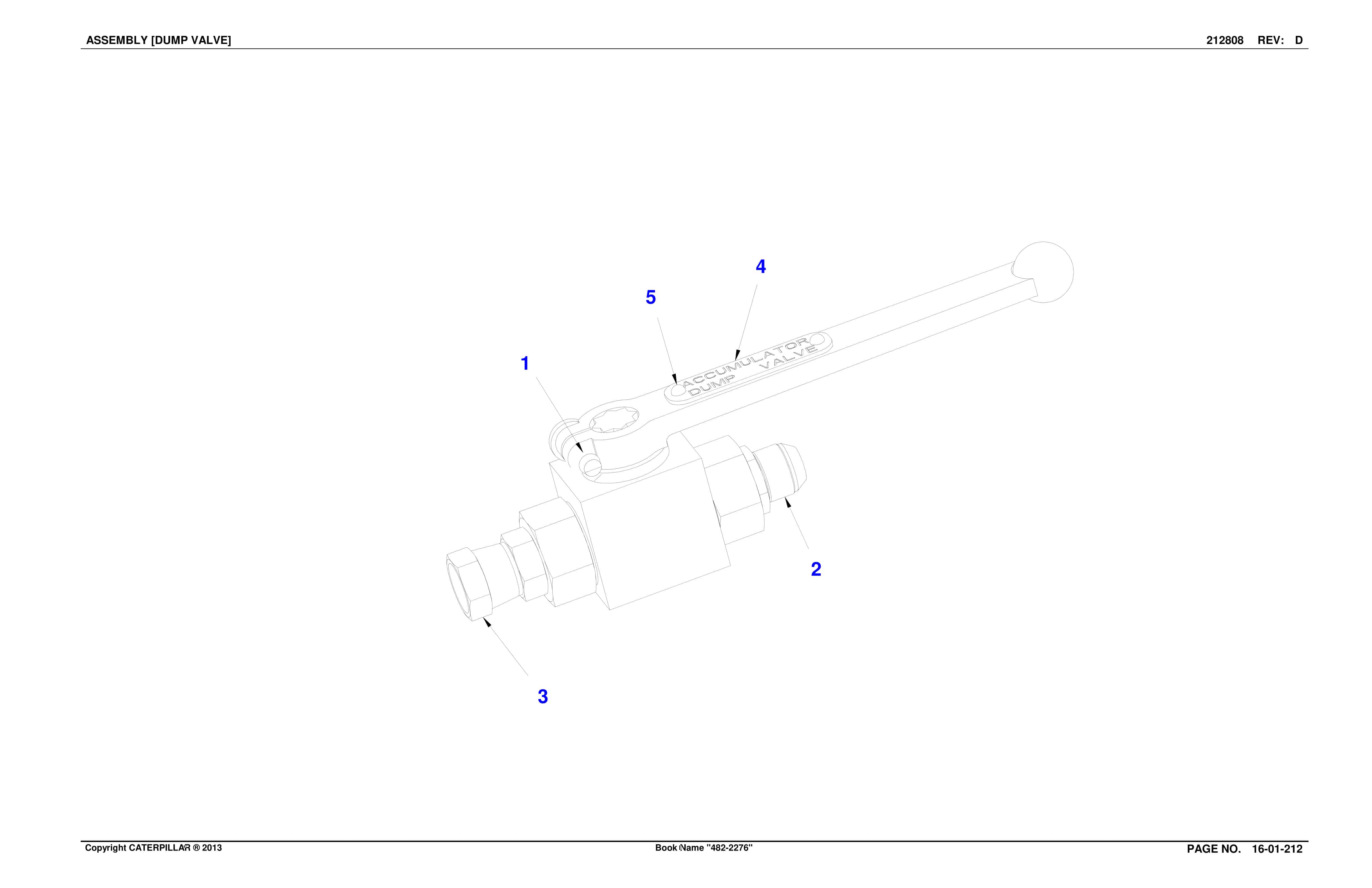 Caterpillar SU482 DN SCOOP Parts Manual BI001455-3