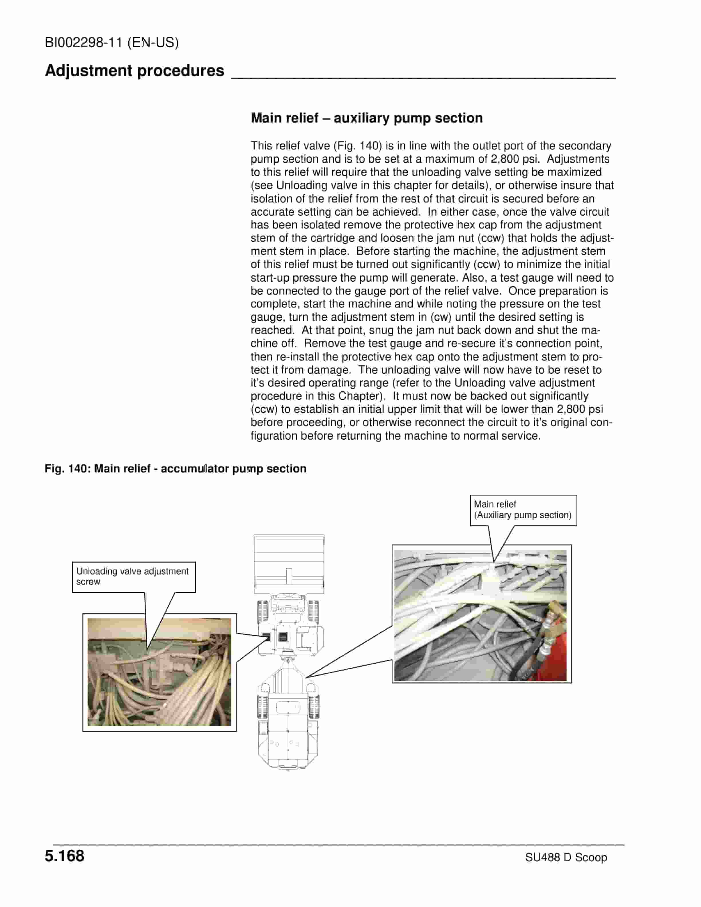 Caterpillar SU488 D SCOOP Operation And Maintenance Manual BI002298-11-3