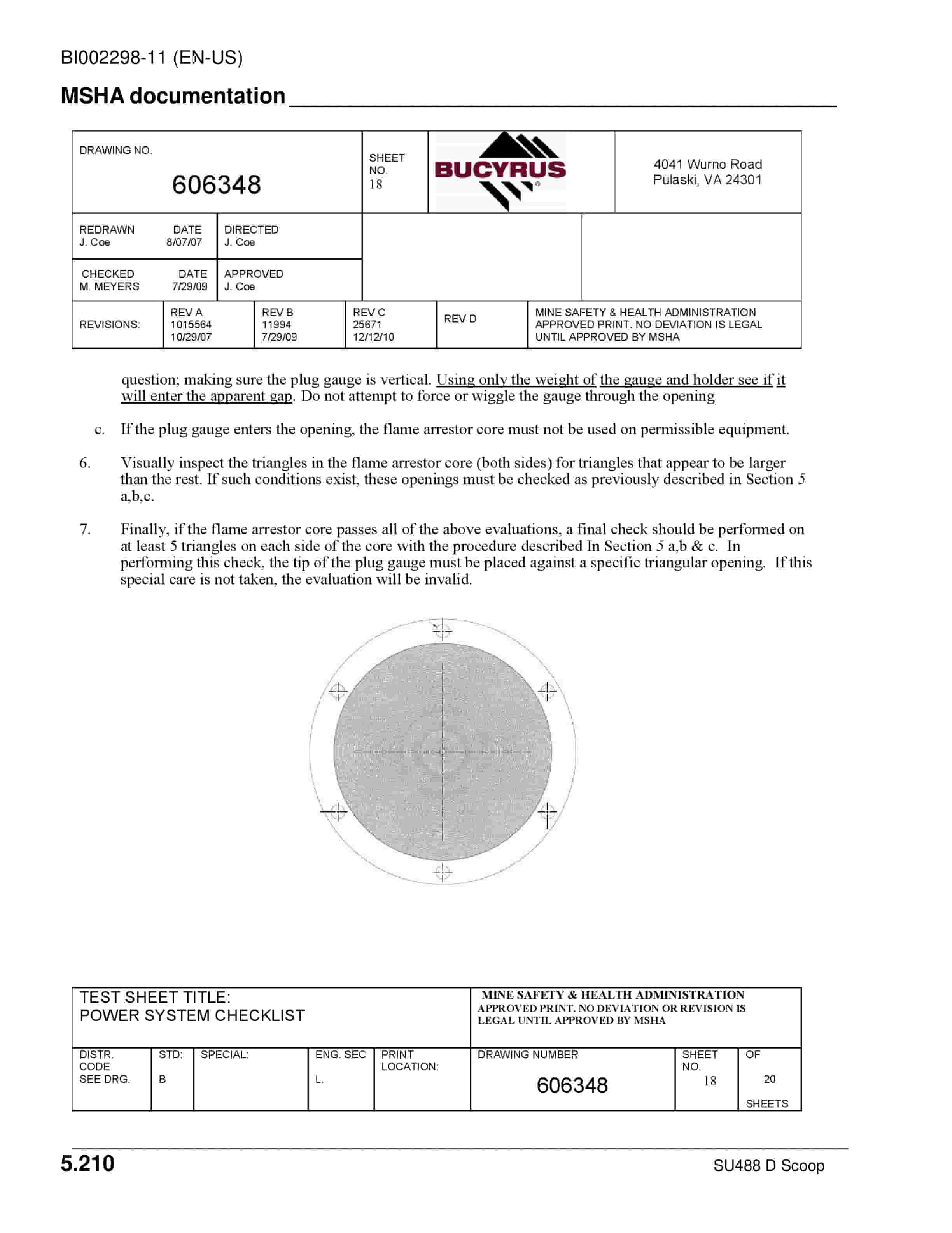 Caterpillar SU488 D SCOOP Operation And Maintenance Manual BI002298-11-5