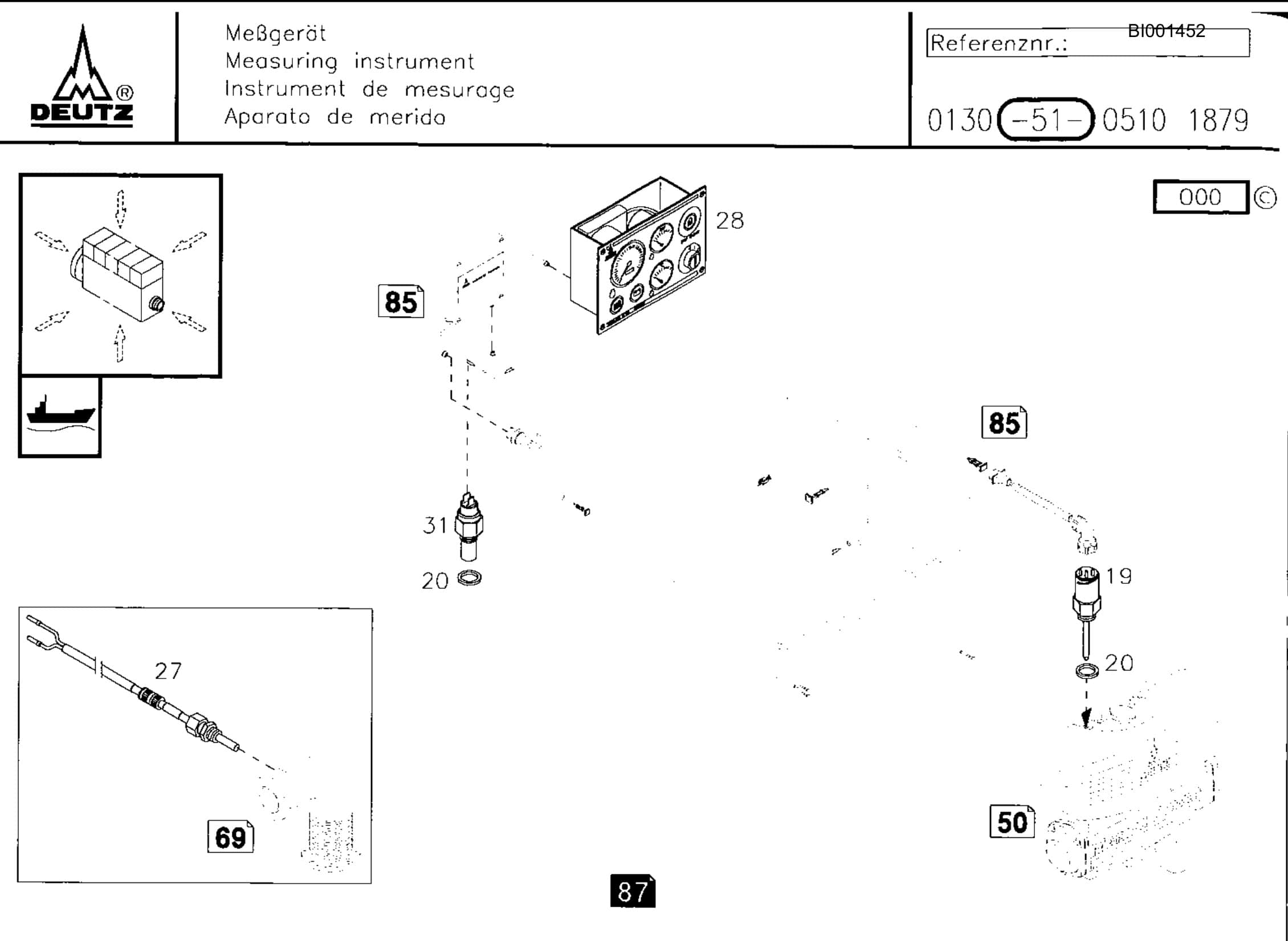 Caterpillar SU488 D SCOOP Parts Manual BI001452-4