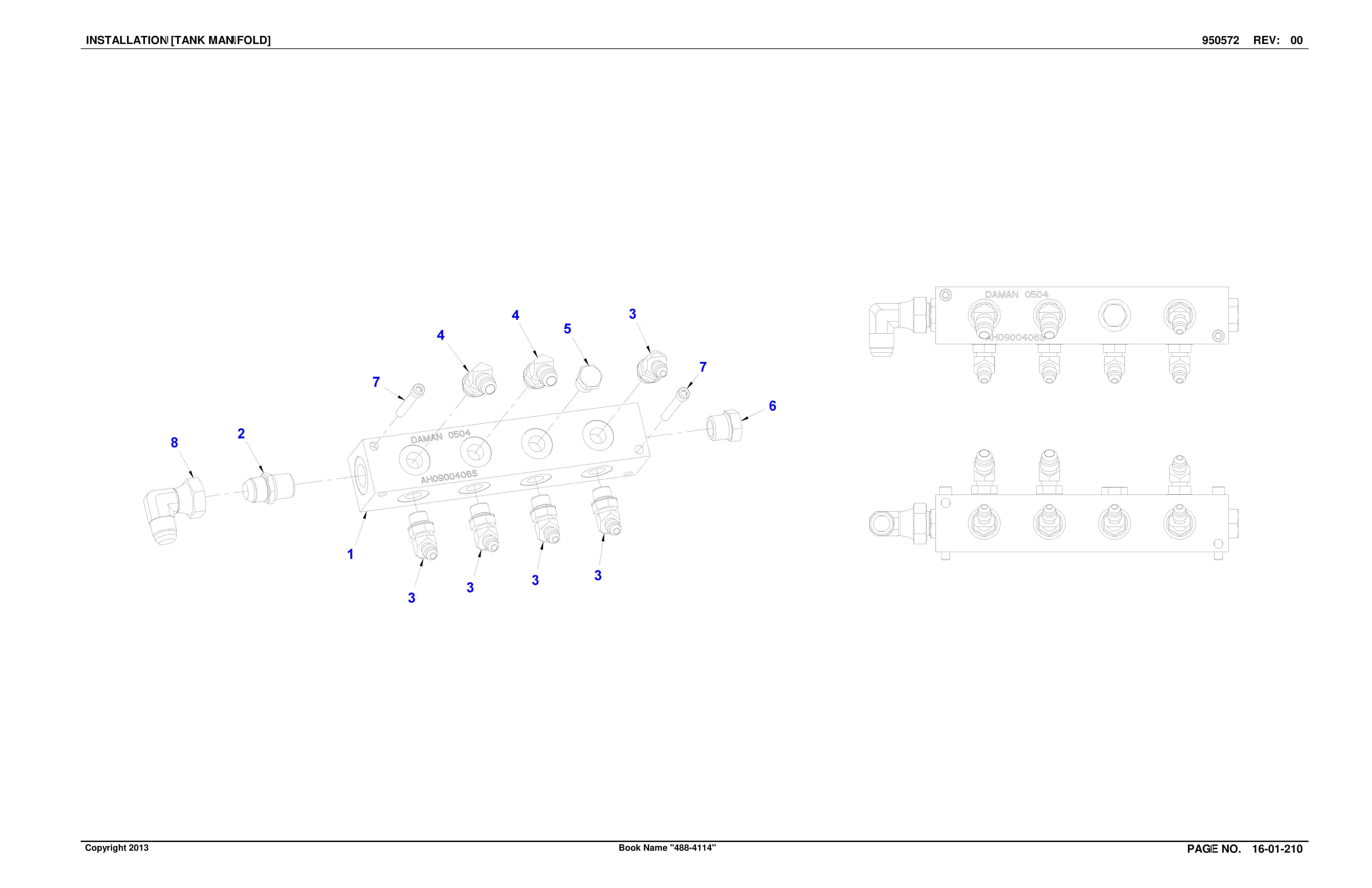 Caterpillar SU488 DN SCOOP Parts Manual BI001478 3 Caterpillar SU488 DN SCOOP Parts Manual BI001478-3