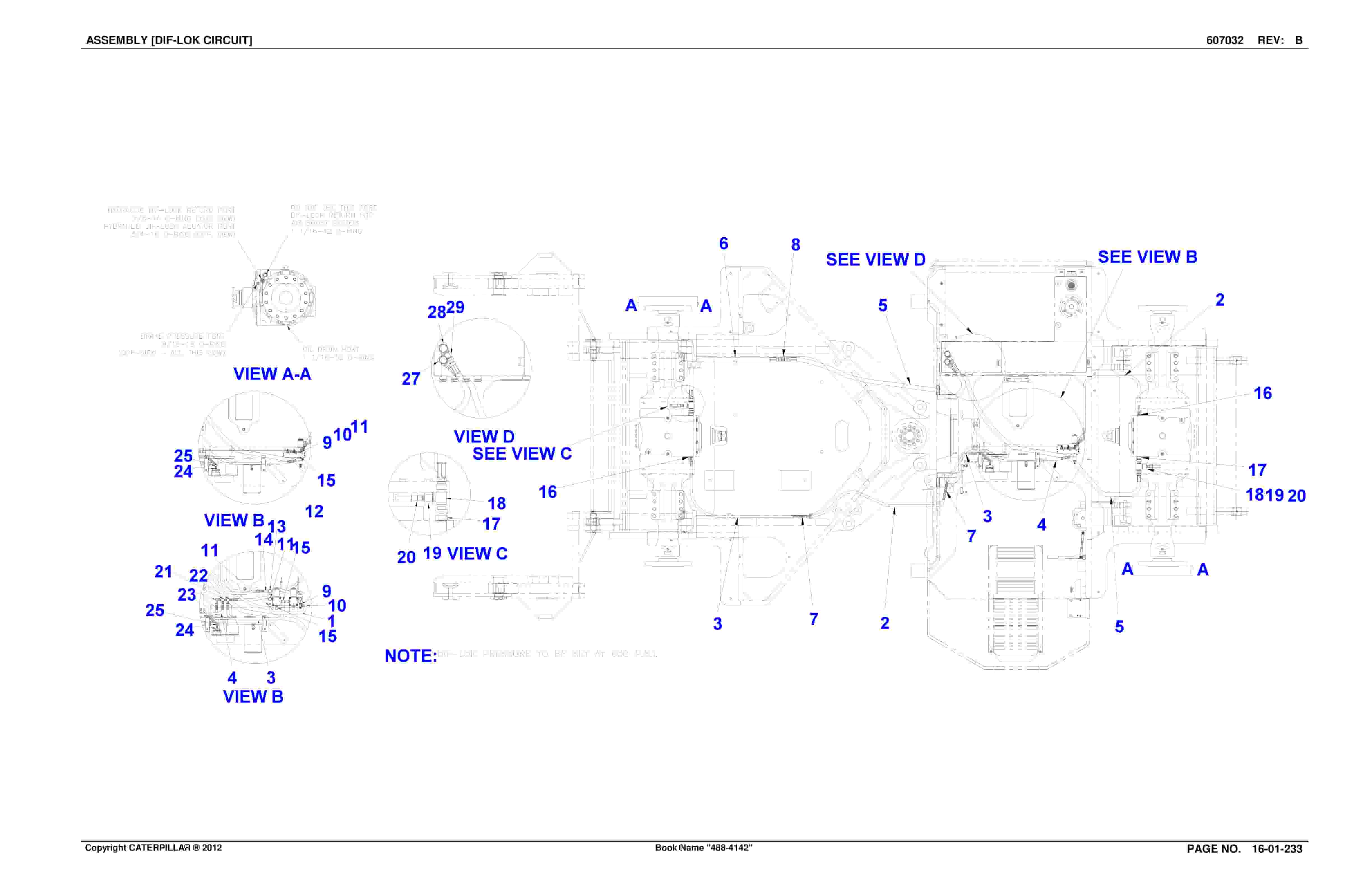 Caterpillar SU488 L SCOOP Parts Manual BI001528-5