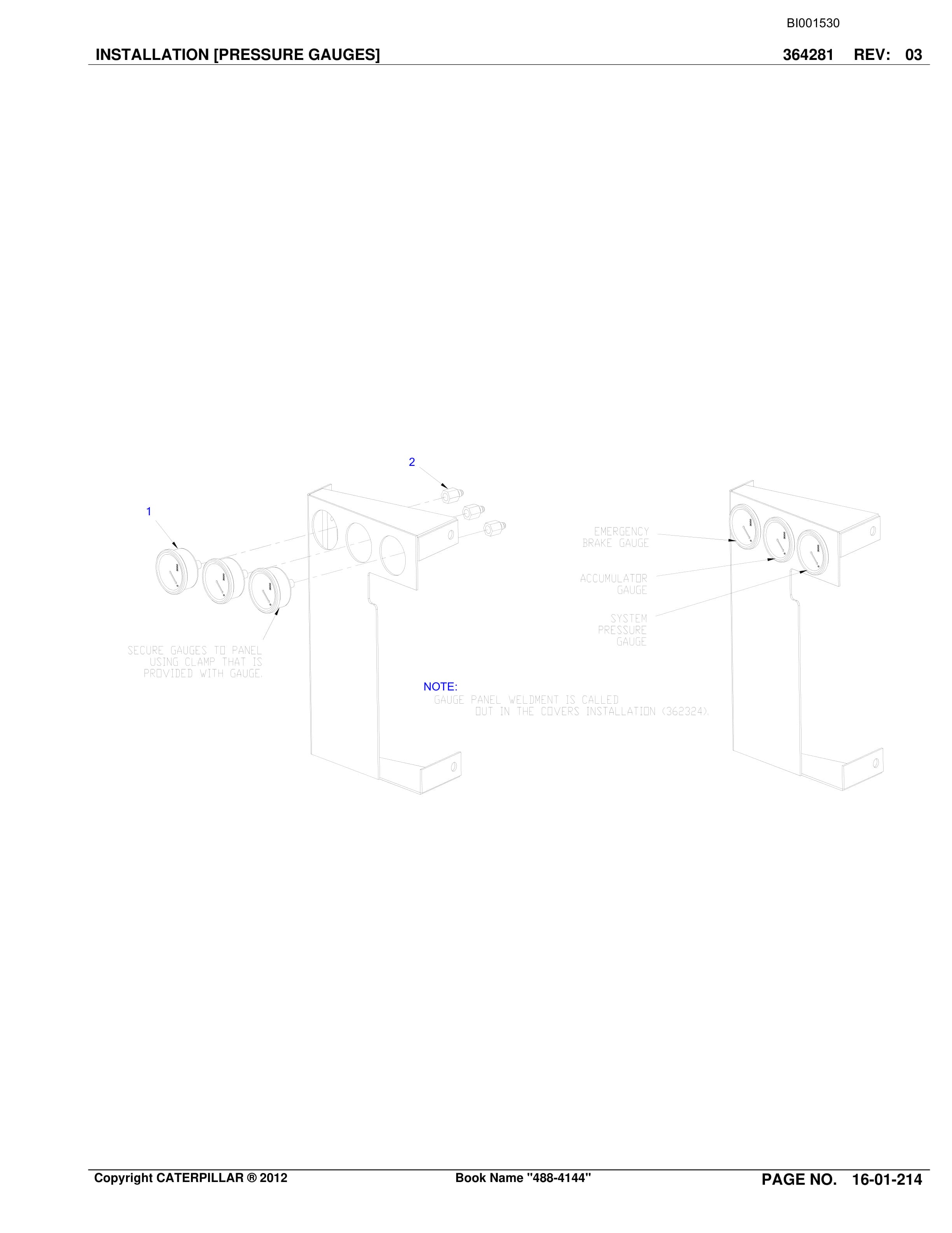 Caterpillar SU488 L SCOOP Parts Manual BI001530-3