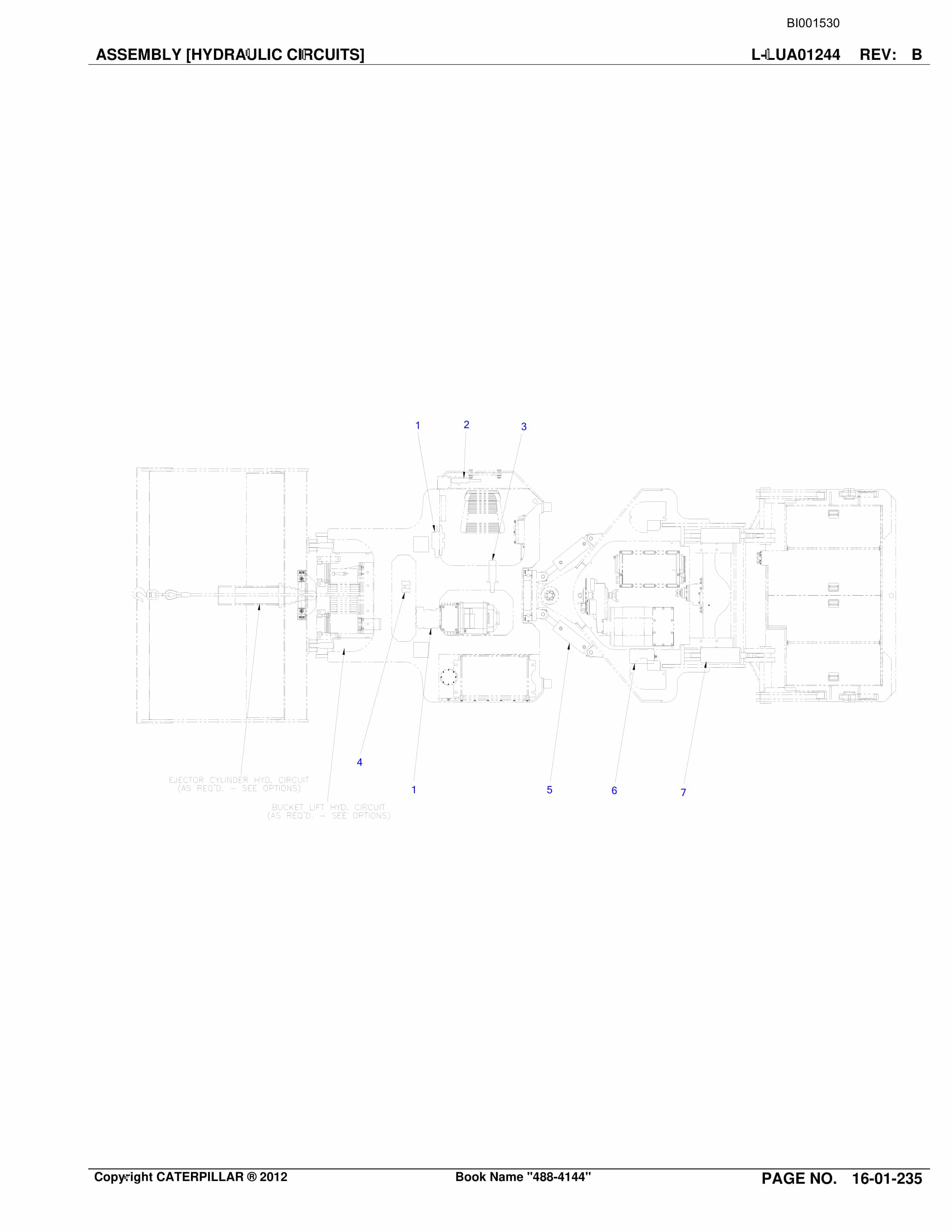 Caterpillar SU488 L SCOOP Parts Manual BI001530-5