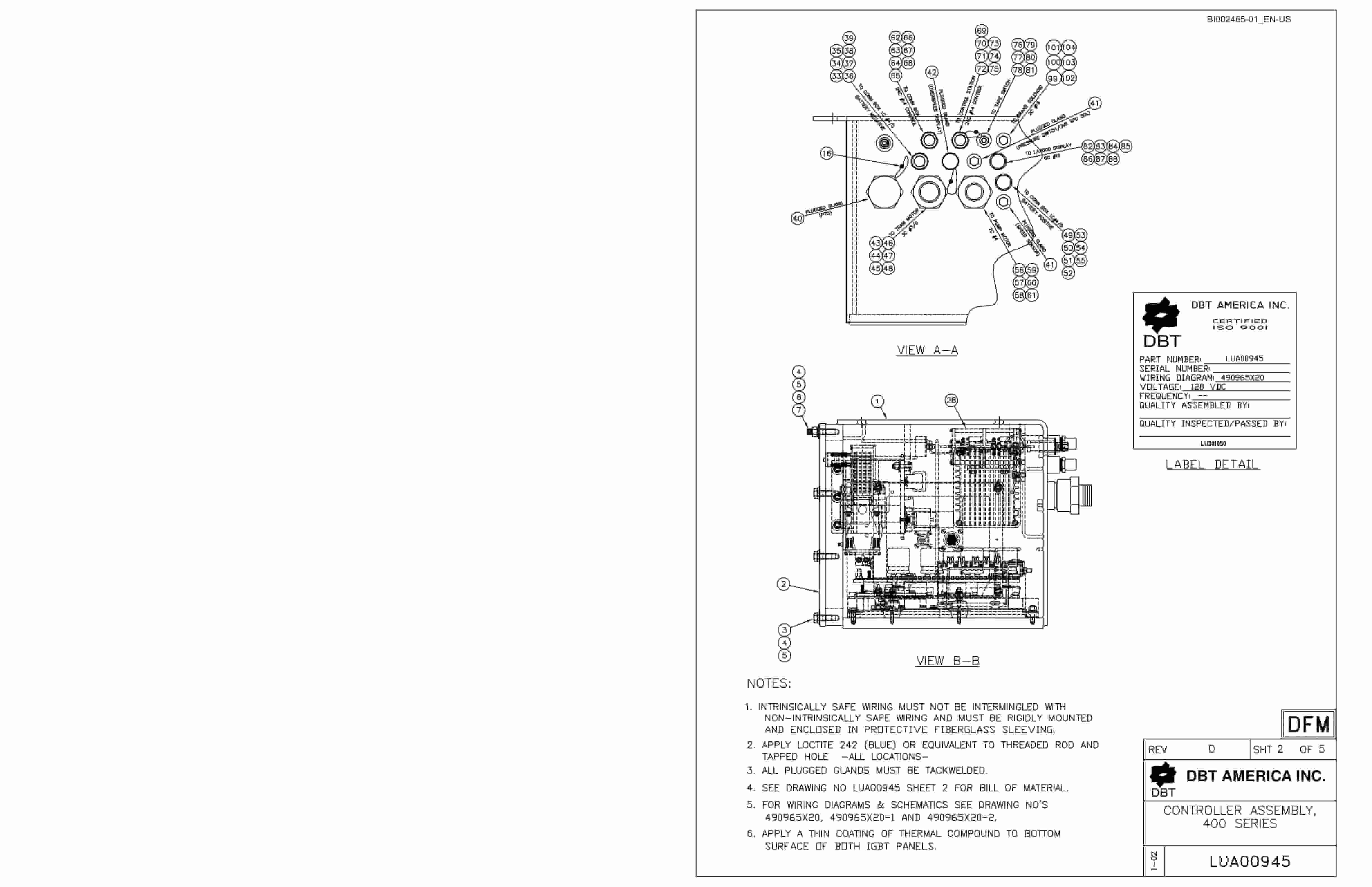 Caterpillar SU488 L SCOOP Parts Manual BI002465-01-2
