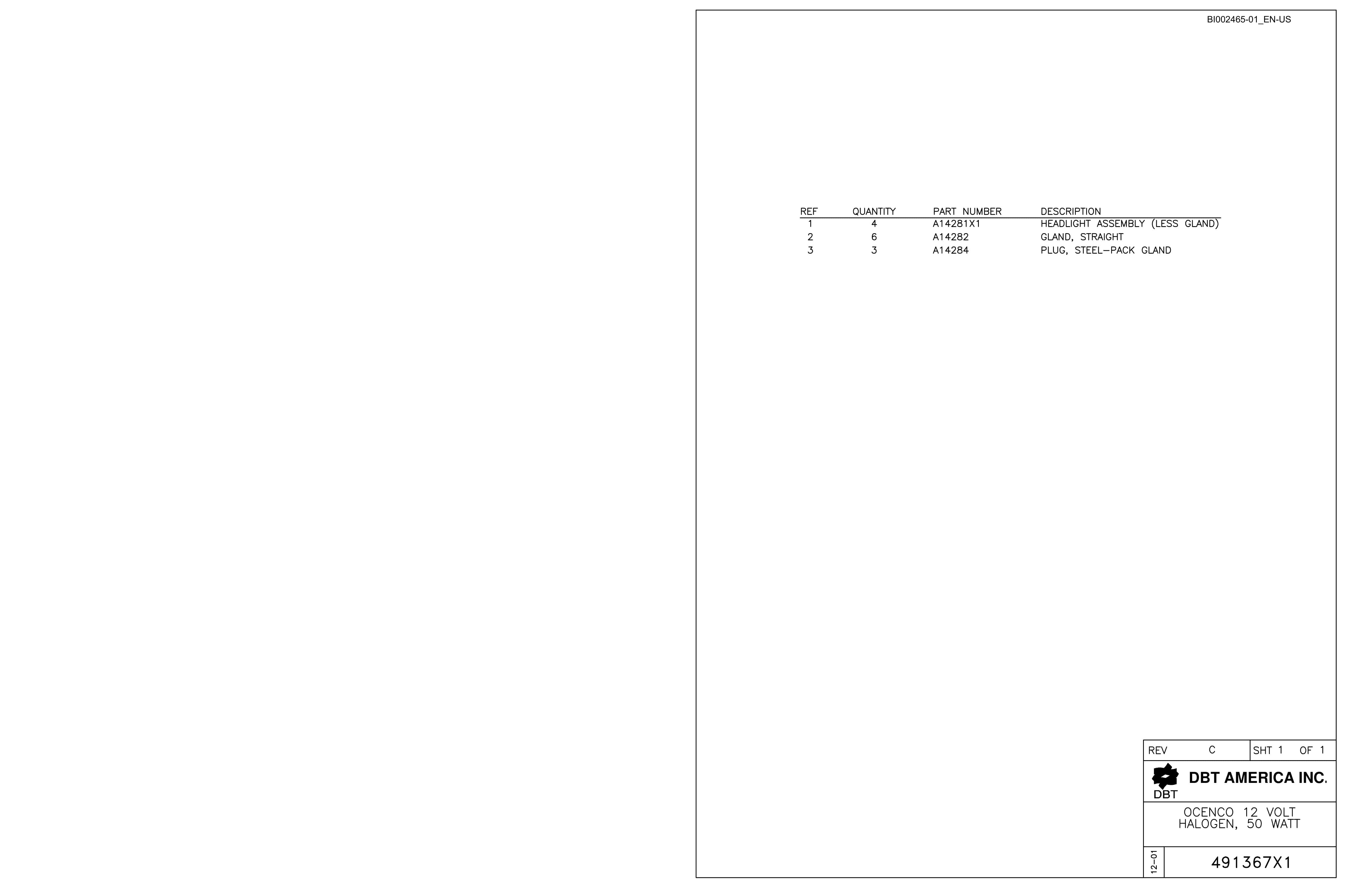 Caterpillar SU488 L SCOOP Parts Manual BI002465-01-3
