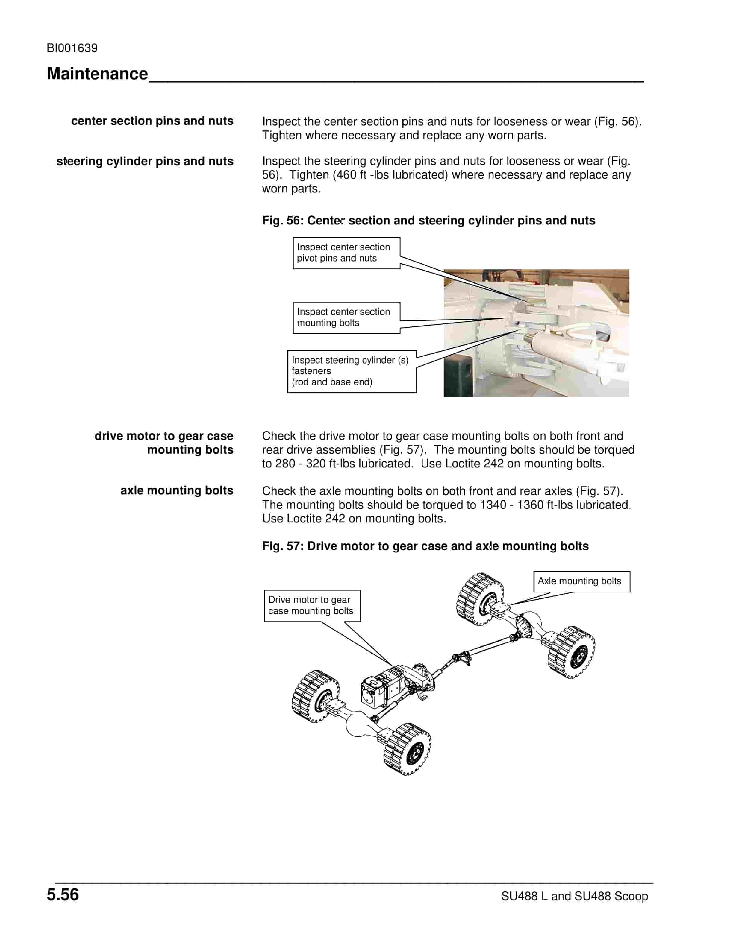 Caterpillar SU488 L, SU488 SCOOP Operation Manual BI001639-3