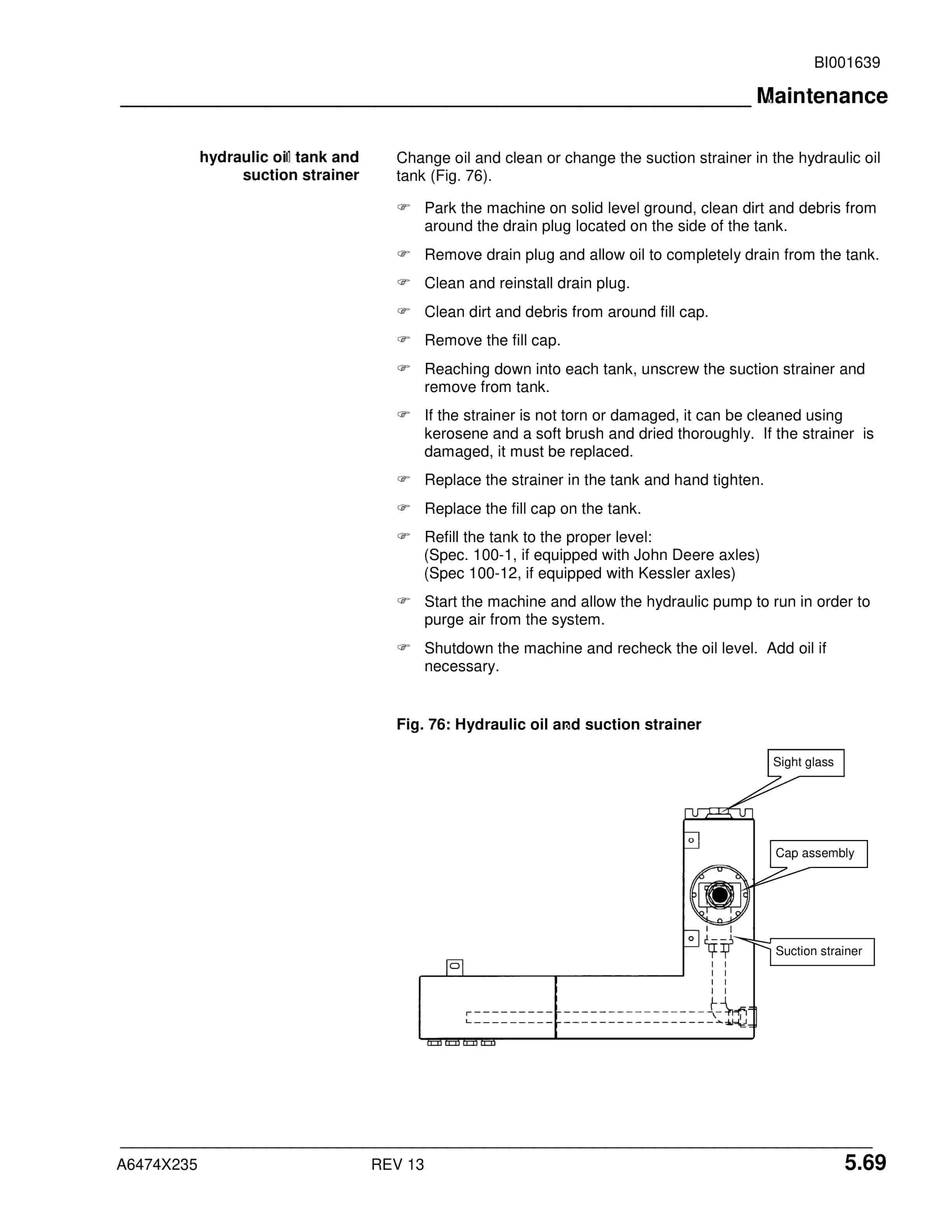 Caterpillar SU488 L, SU488 SCOOP Operation Manual BI001639-4