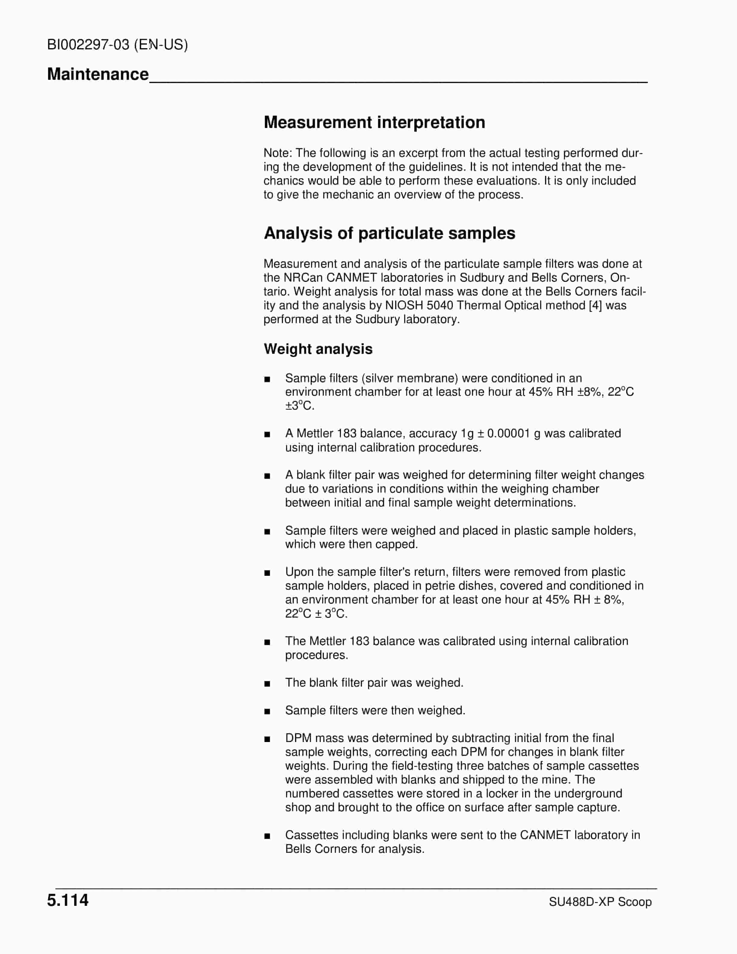 Caterpillar SU488D-XP SCOOP Operation And Maintenance Manual BI002297-03-2