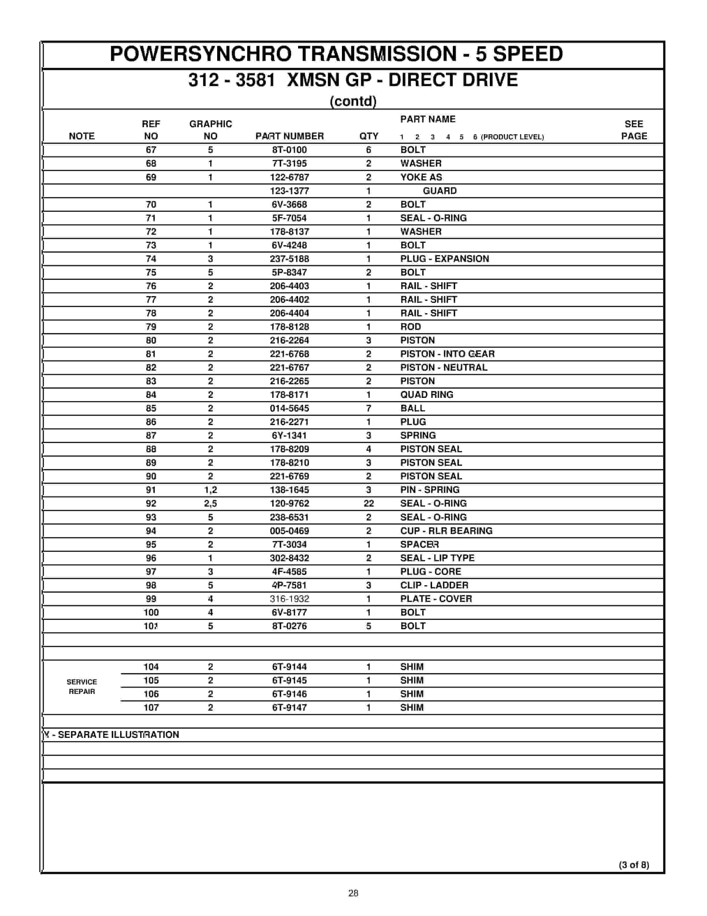 Caterpillar TH336, TH337, TH406, TH407, TH414, TH514, TH417 Parts Manual 31200493 3 Caterpillar TH336, TH337, TH406, TH407, TH414, TH514, TH417 Parts Manual 31200493 - Image 3