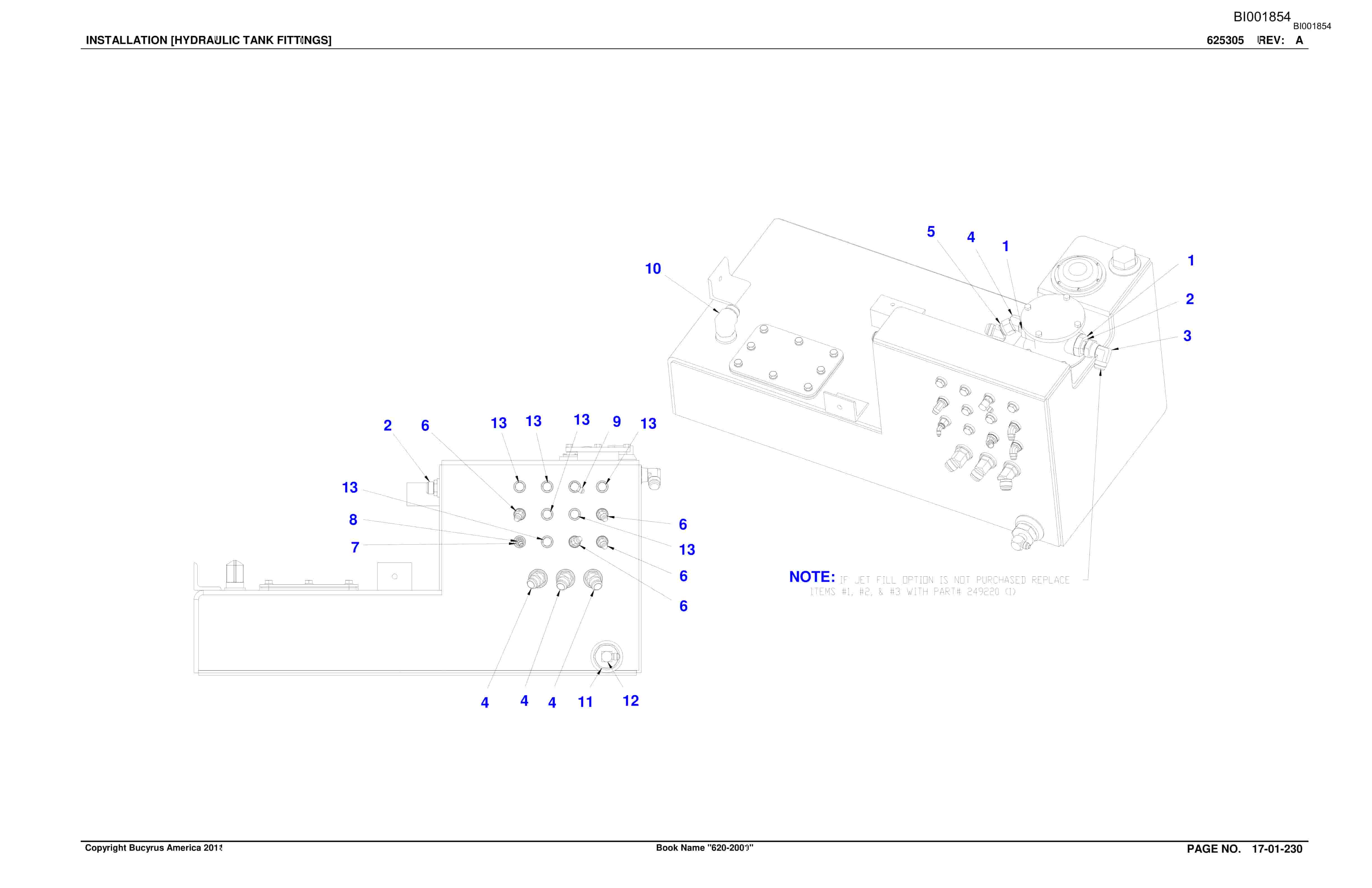 Caterpillar Versatrac Parts Manual BI001854-4