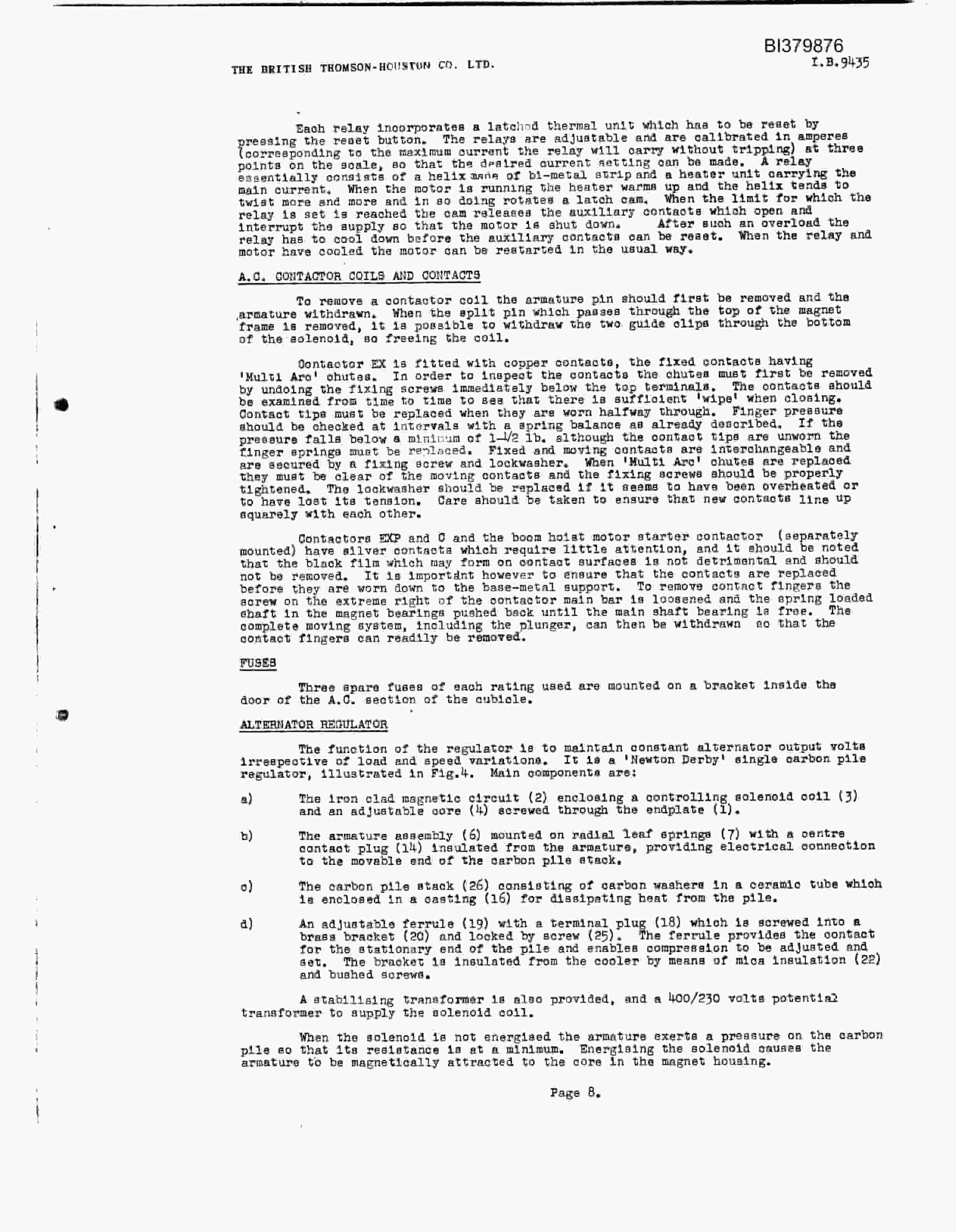 Bucyrus 110-RB Diesel Electric Excavator Operation And Maintenance Manual BI379876-2