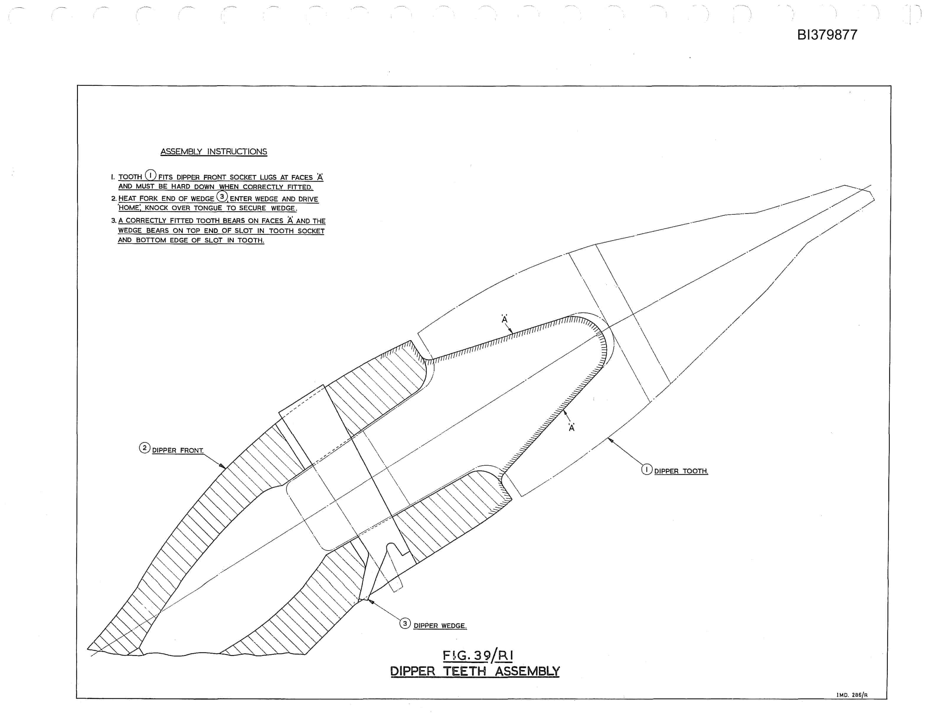 Bucyrus 110-RB Excavator Instruction Manual BI379877-5