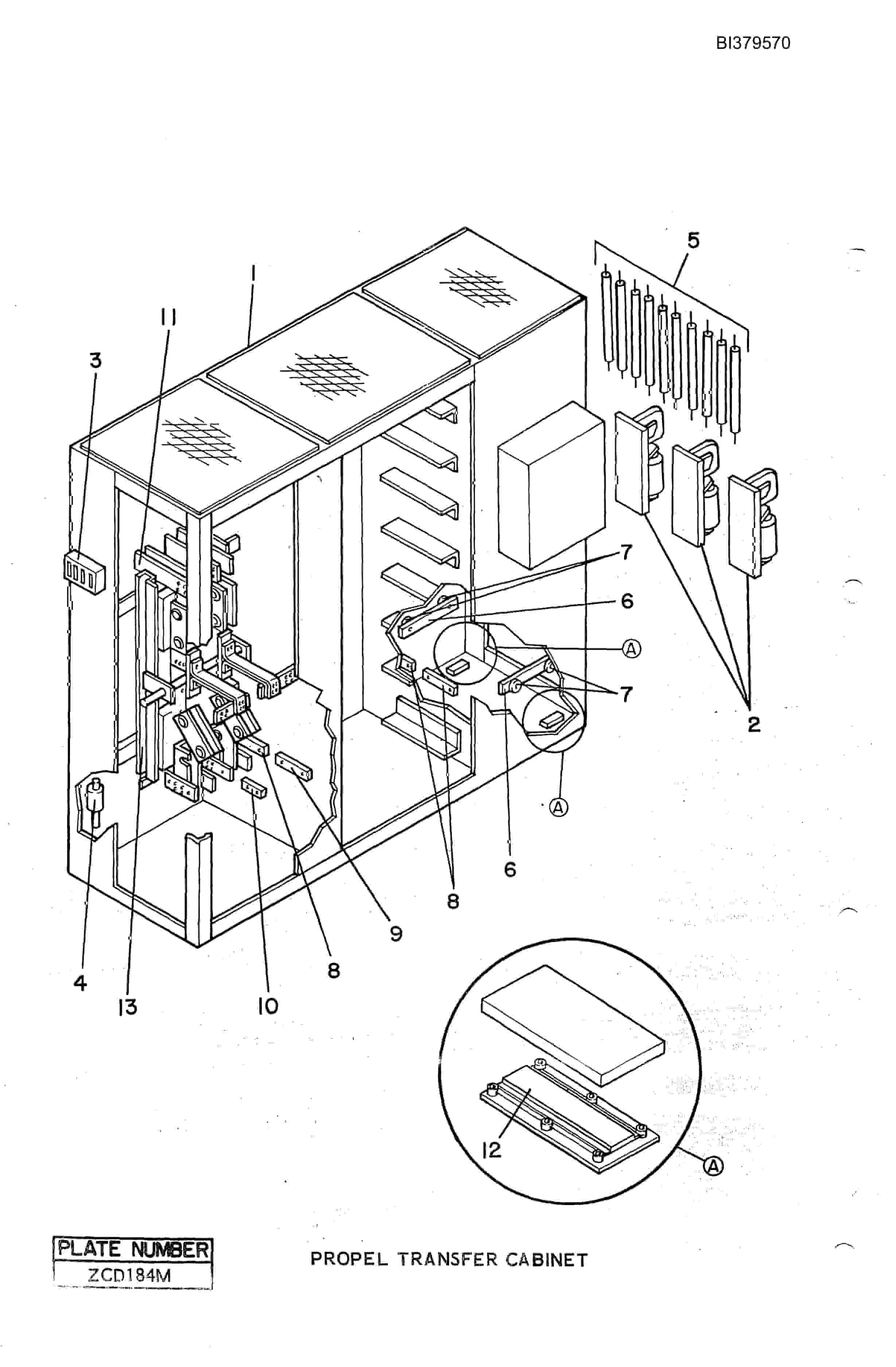Bucyrus 1260-W Walking Dragline Parts Catalog BI379570-5