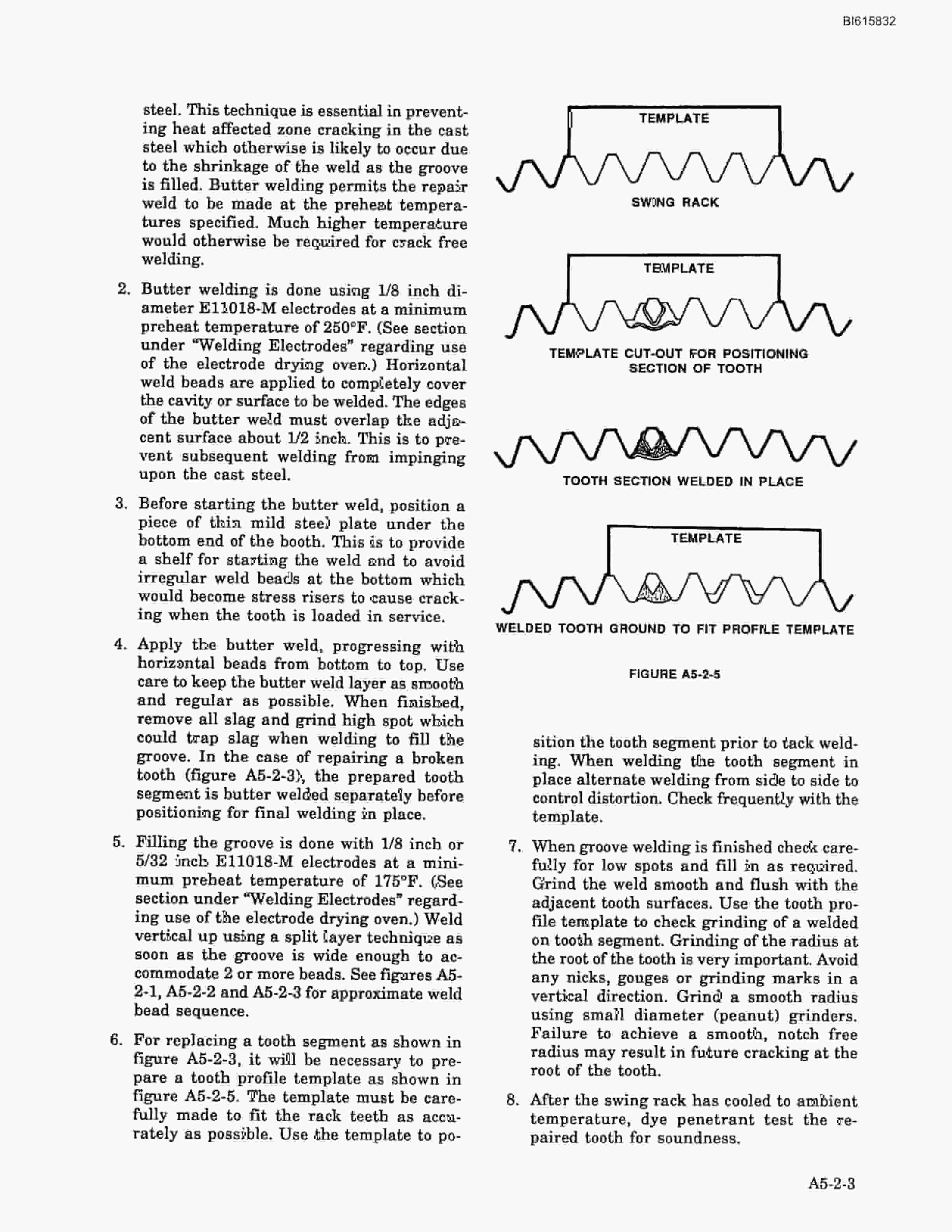Bucyrus 1260-W Walking Dragline Technical Manual BI615832-5