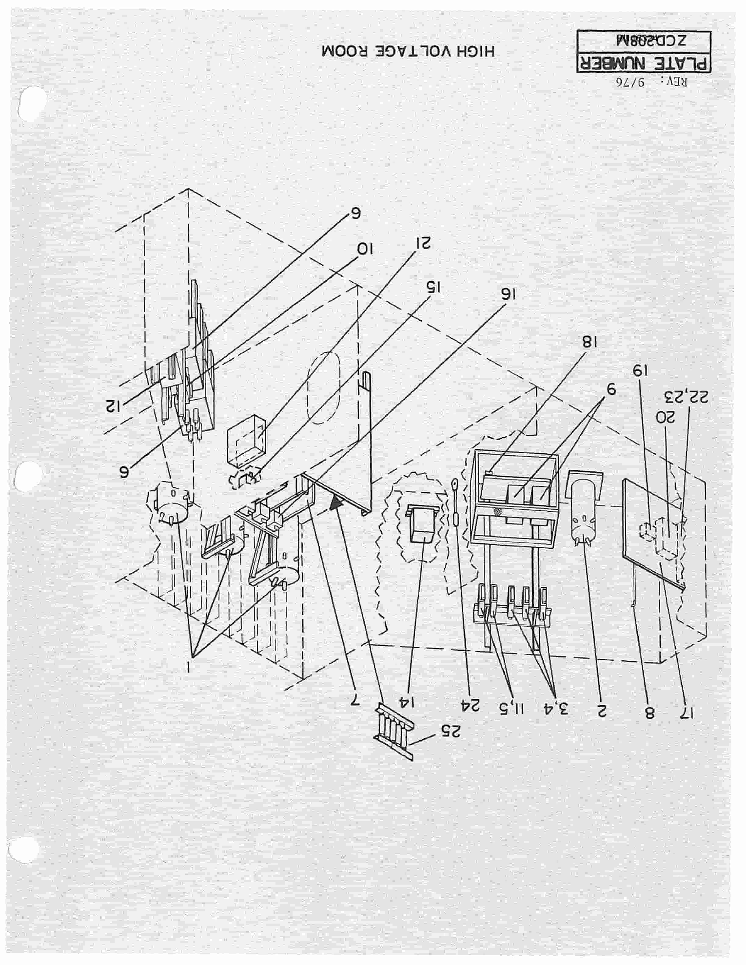 Bucyrus 1260W Walking Dragline Parts Catalog BI115324-4