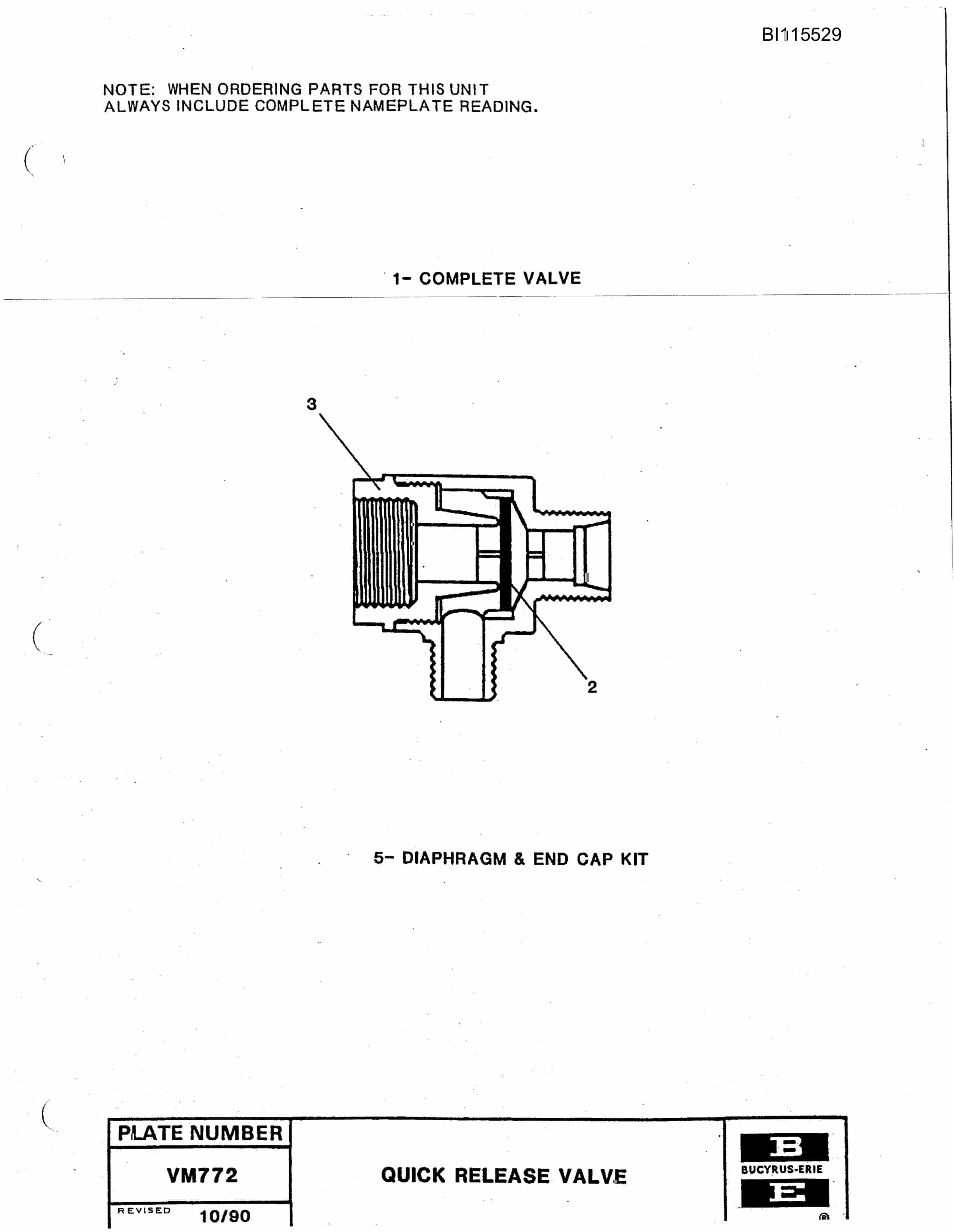 Bucyrus 1300-W Technical Manual BI115529-2
