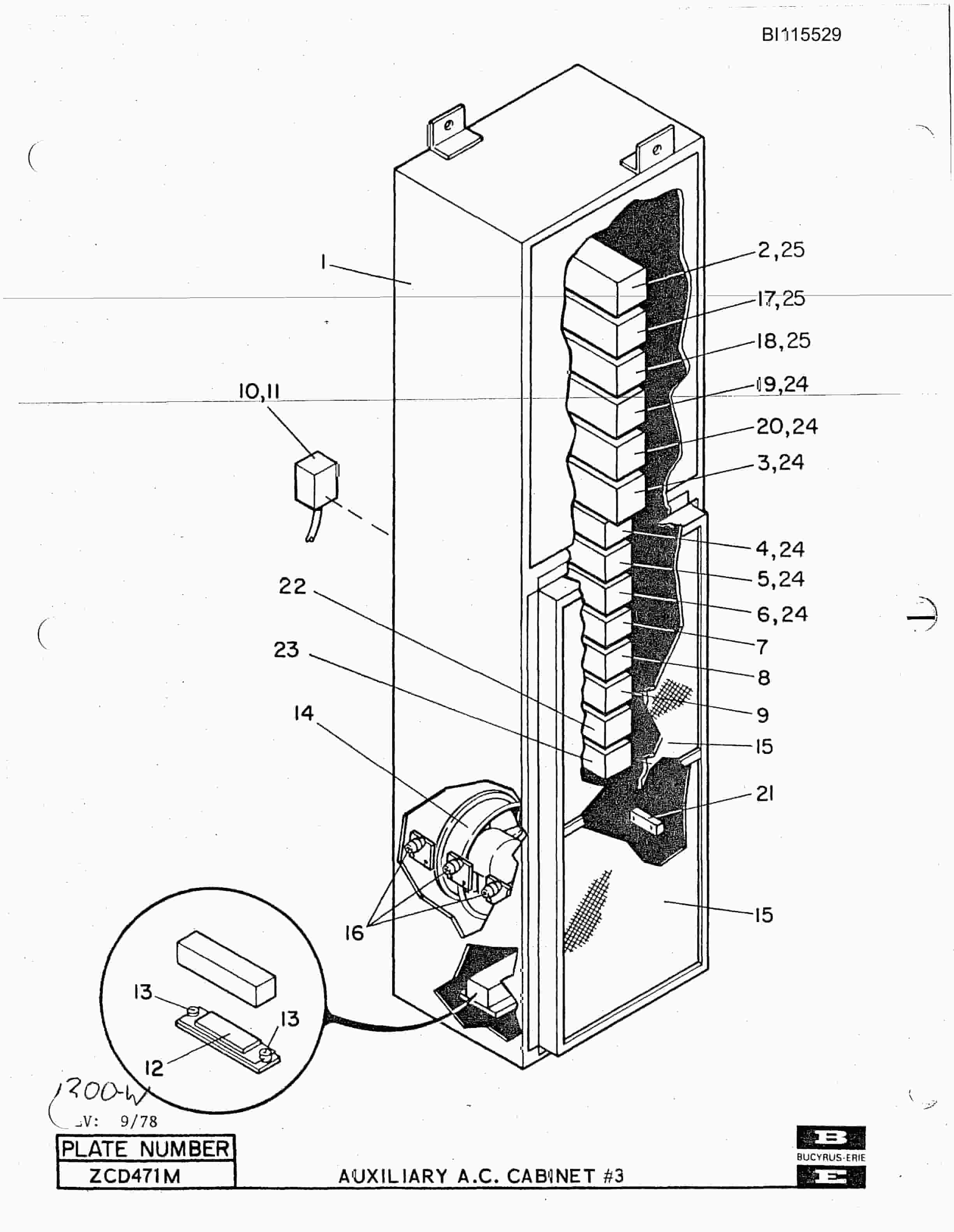 Bucyrus 1300-W Technical Manual BI115529-4