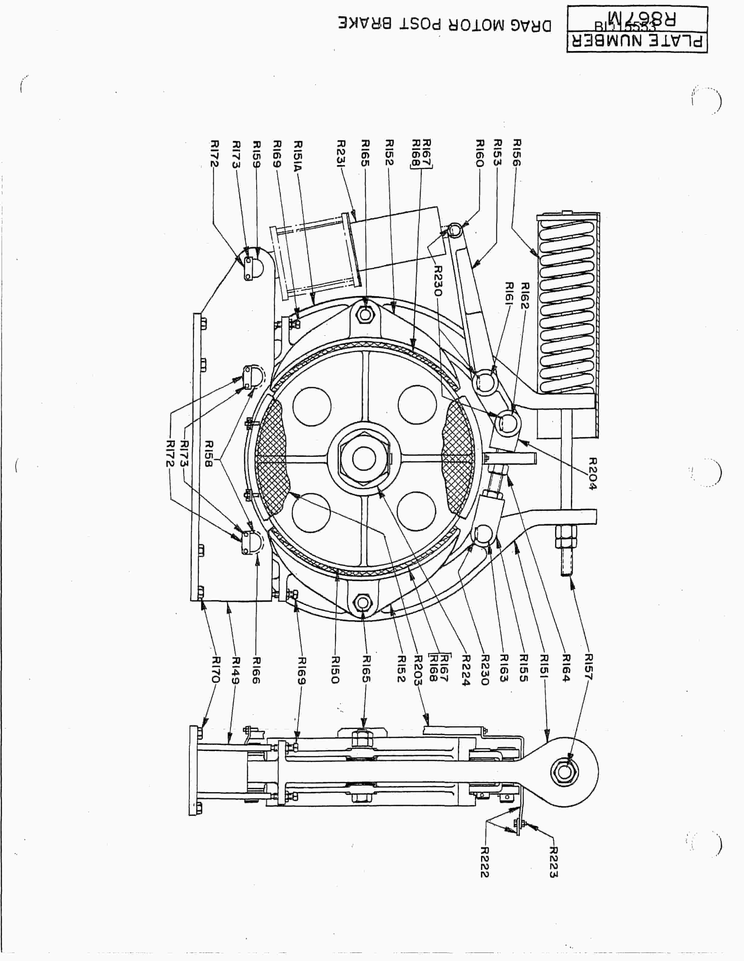 Bucyrus 1350W Walking Dragline Technical Manual BI115553-2