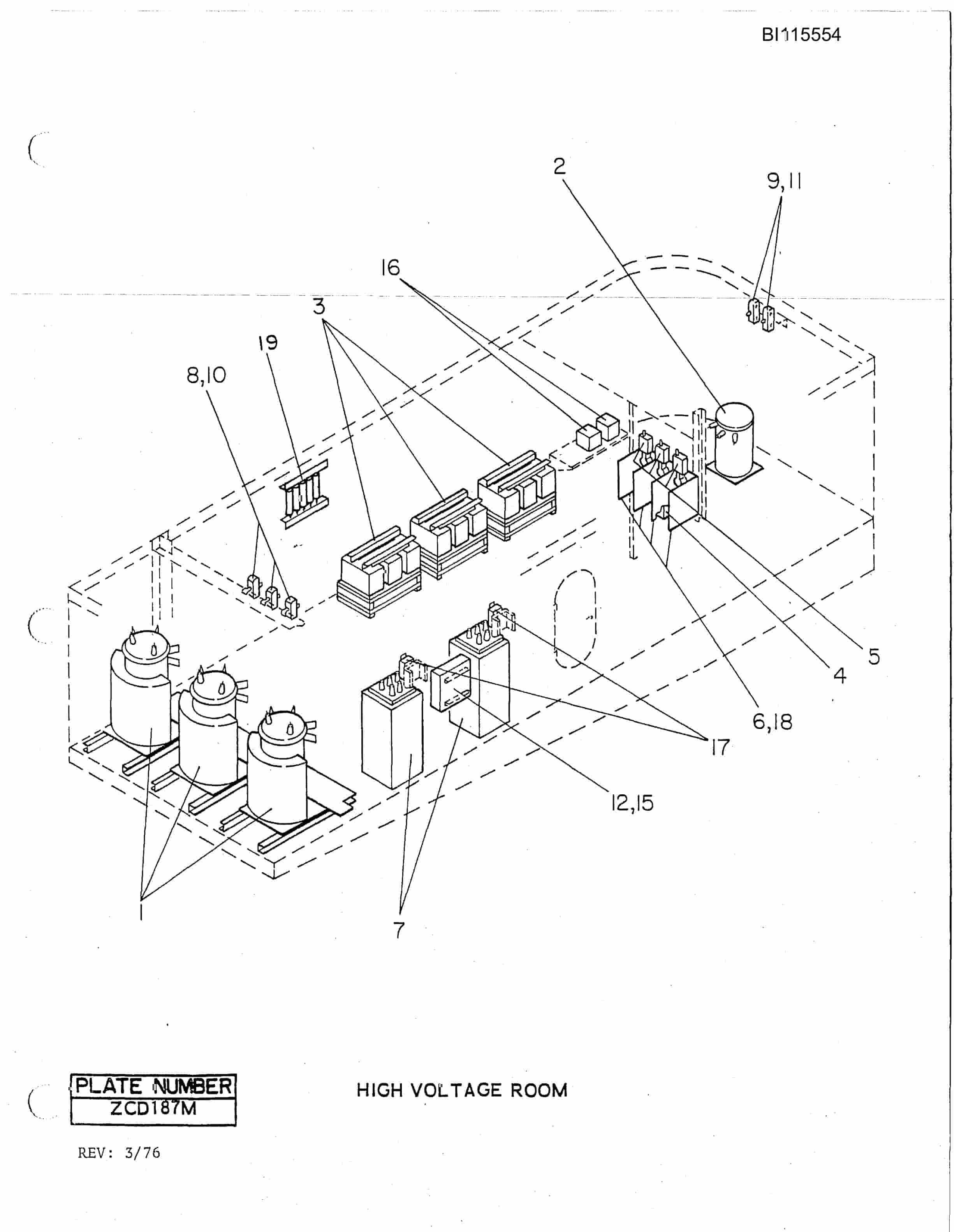 Bucyrus 1350W Walking Dragline Technical Manual BI115554-5