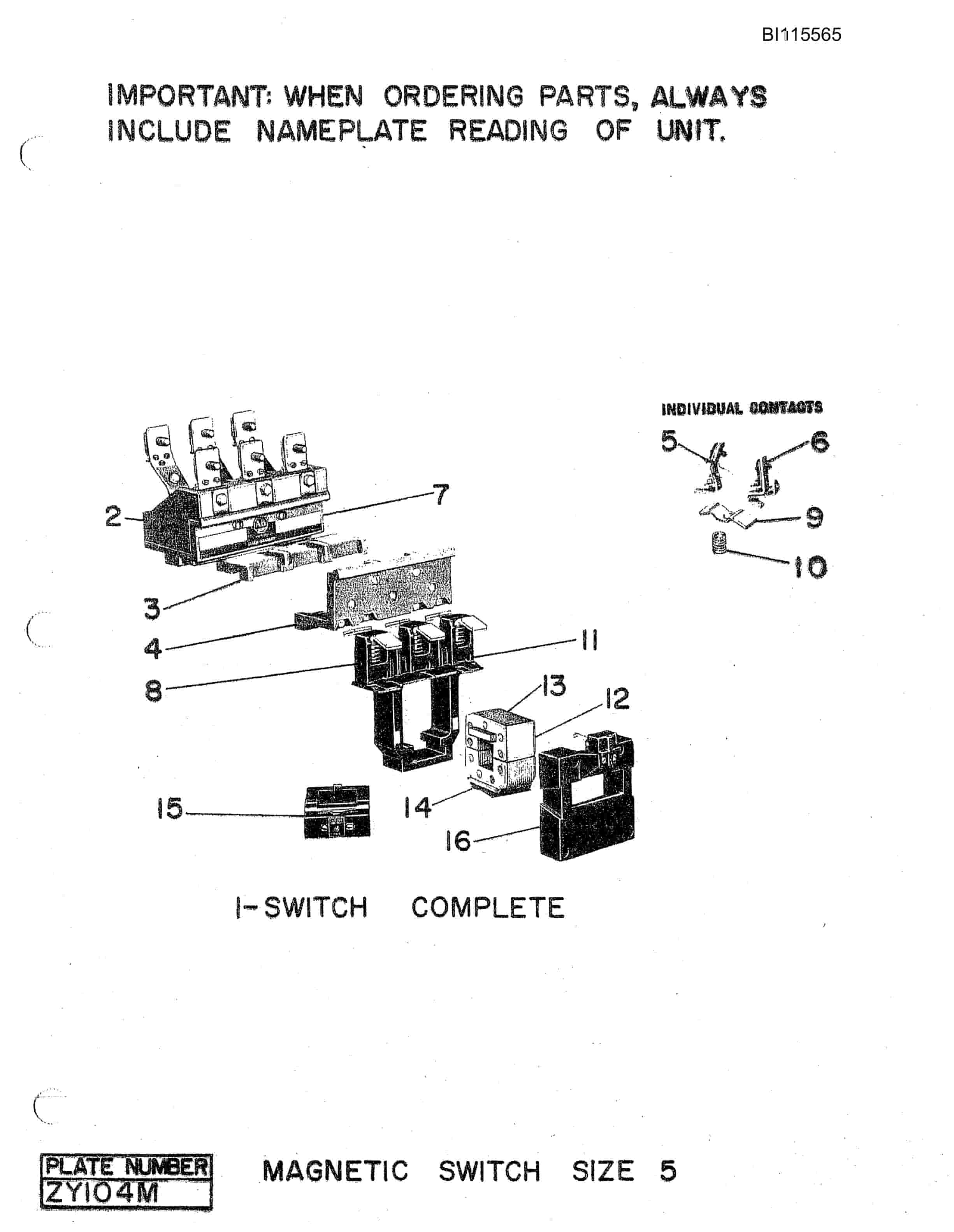 Bucyrus 1350W Walking Dragline Technical Manual BI115565-4