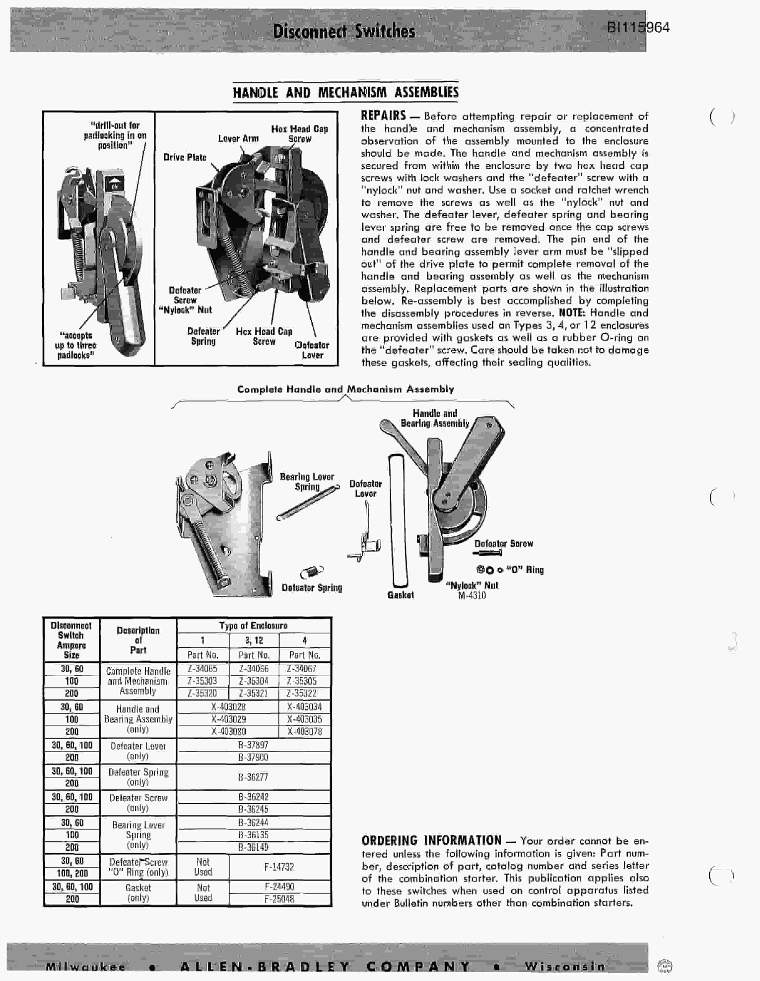 Bucyrus 1370-W Dragline Technical Manual BI115964-3