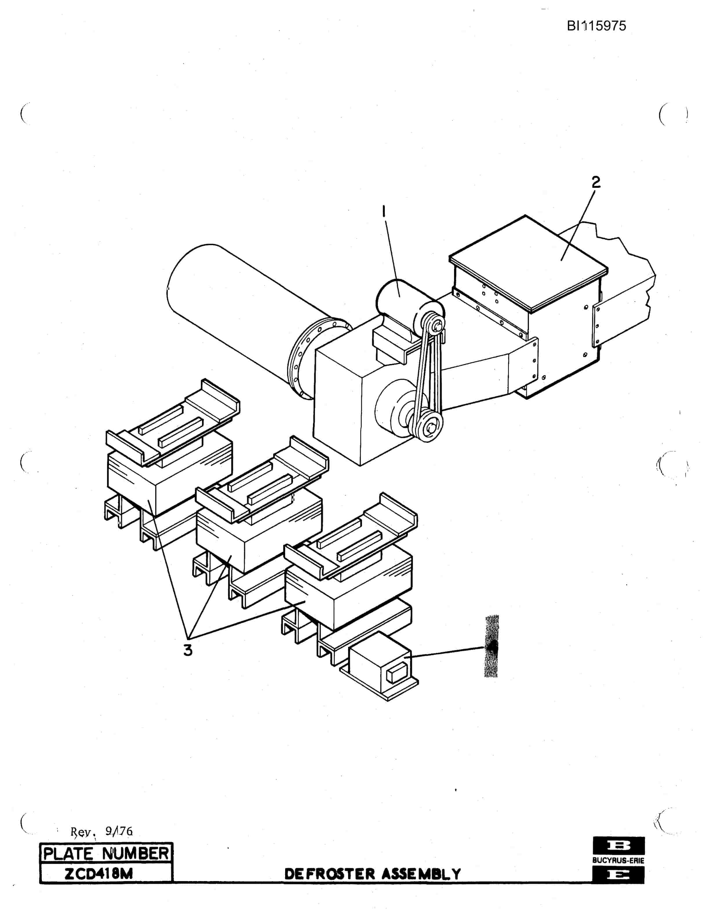Bucyrus 1370-W Dragline Technical Manual BI115975-4