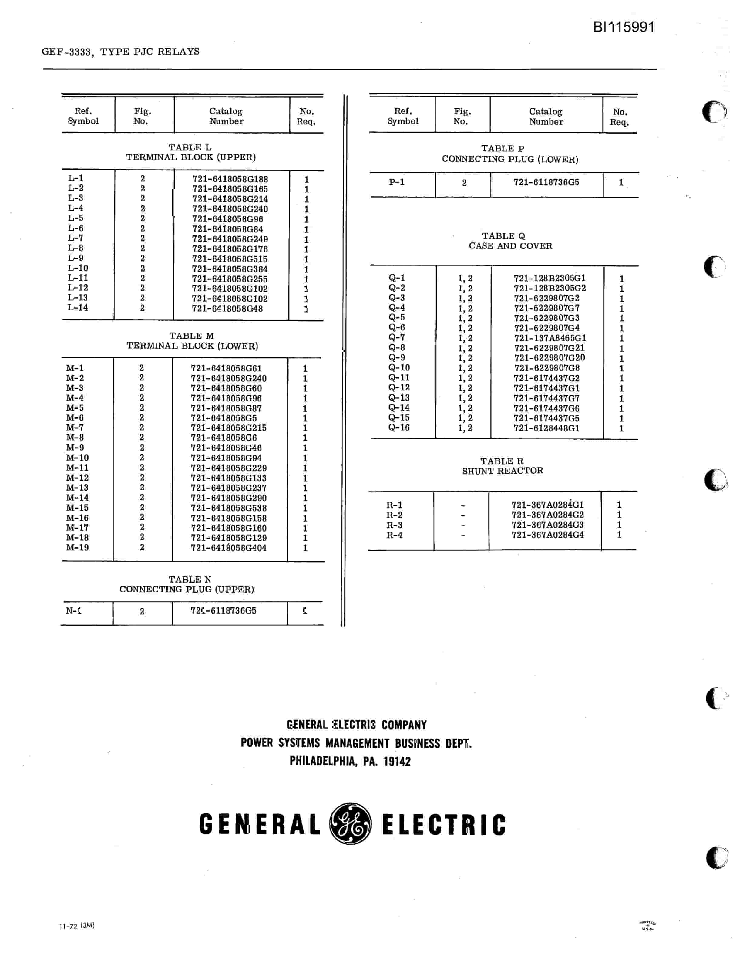 Bucyrus 1370-W Dragline Technical Manual BI115991-4