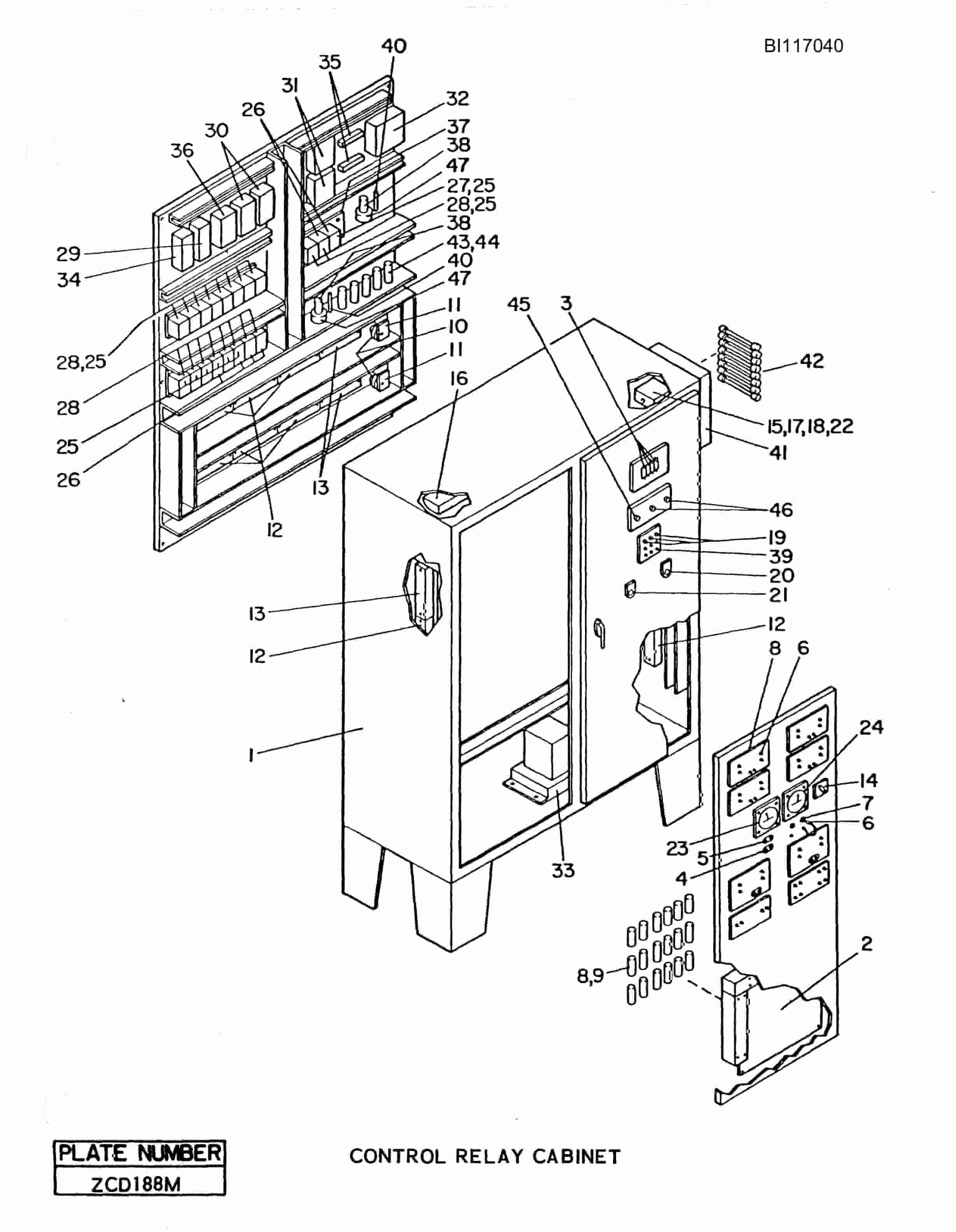 Bucyrus 1370W Walking Dragline Parts Manual BI117040-4