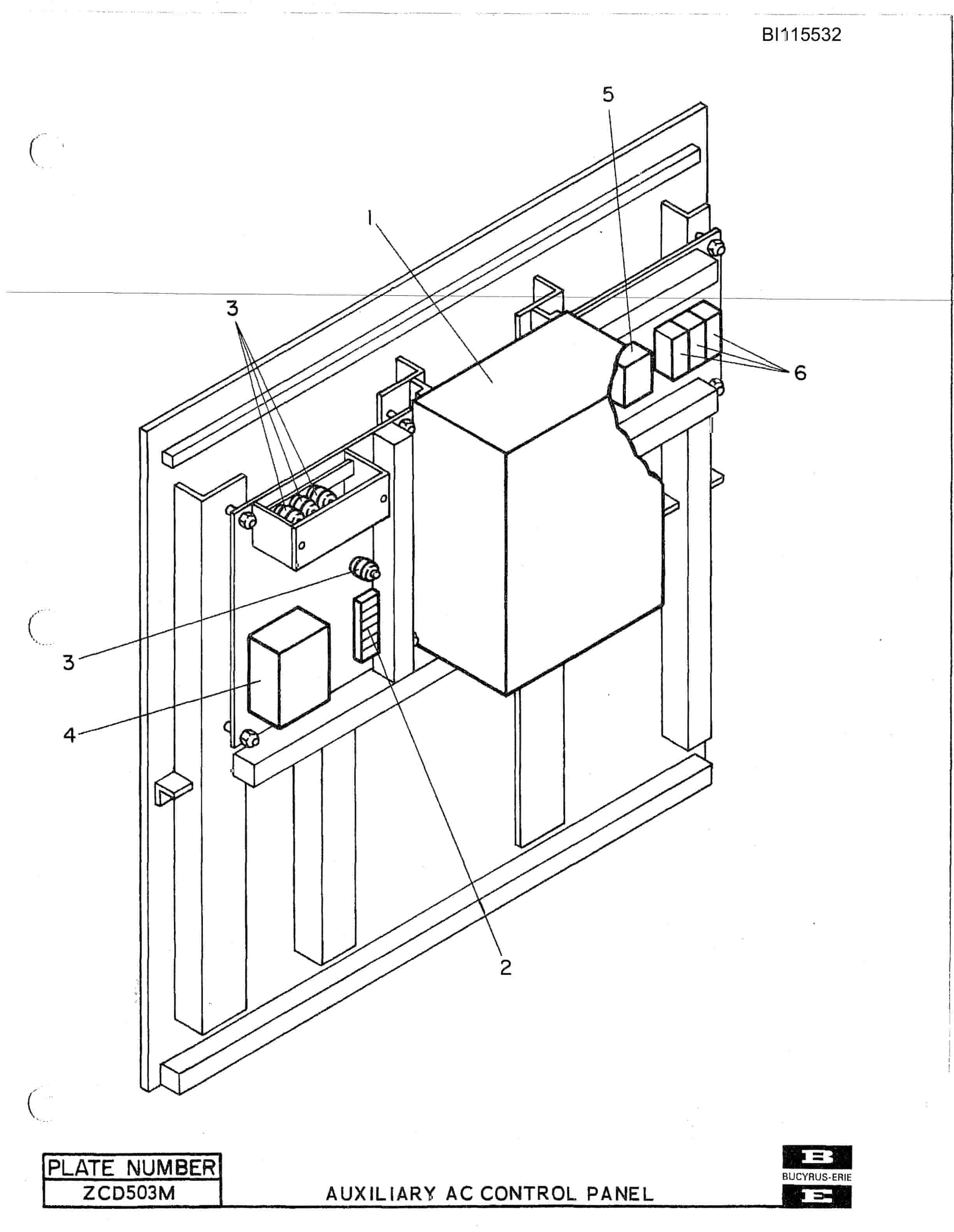 Bucyrus 1370W Walking Dragline Technical Manual BI115532 3 Bucyrus 1370W Walking Dragline Technical Manual BI115532 - Image 3
