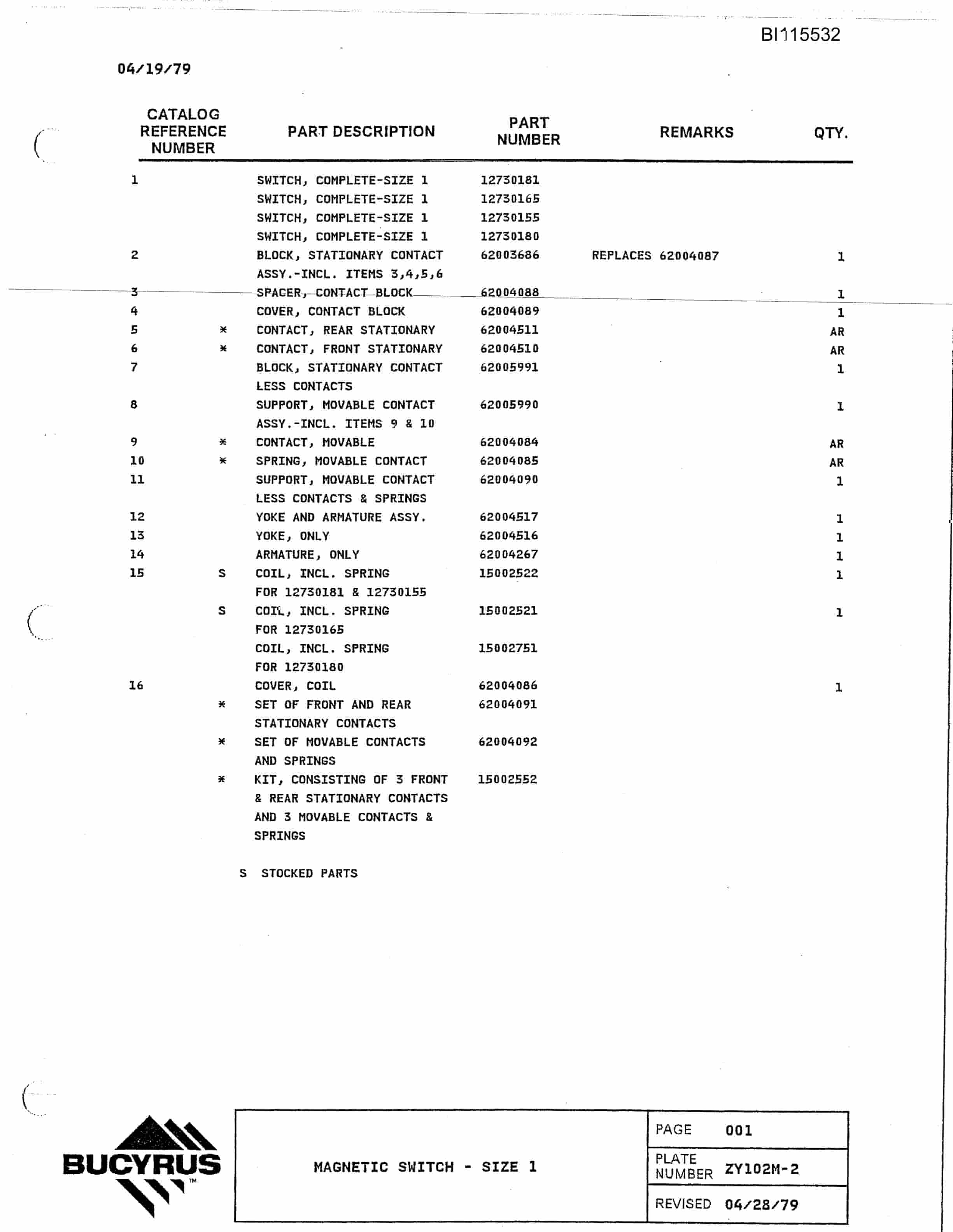 Bucyrus 1370W Walking Dragline Technical Manual BI115532 4 Bucyrus 1370W Walking Dragline Technical Manual BI115532 - Image 4