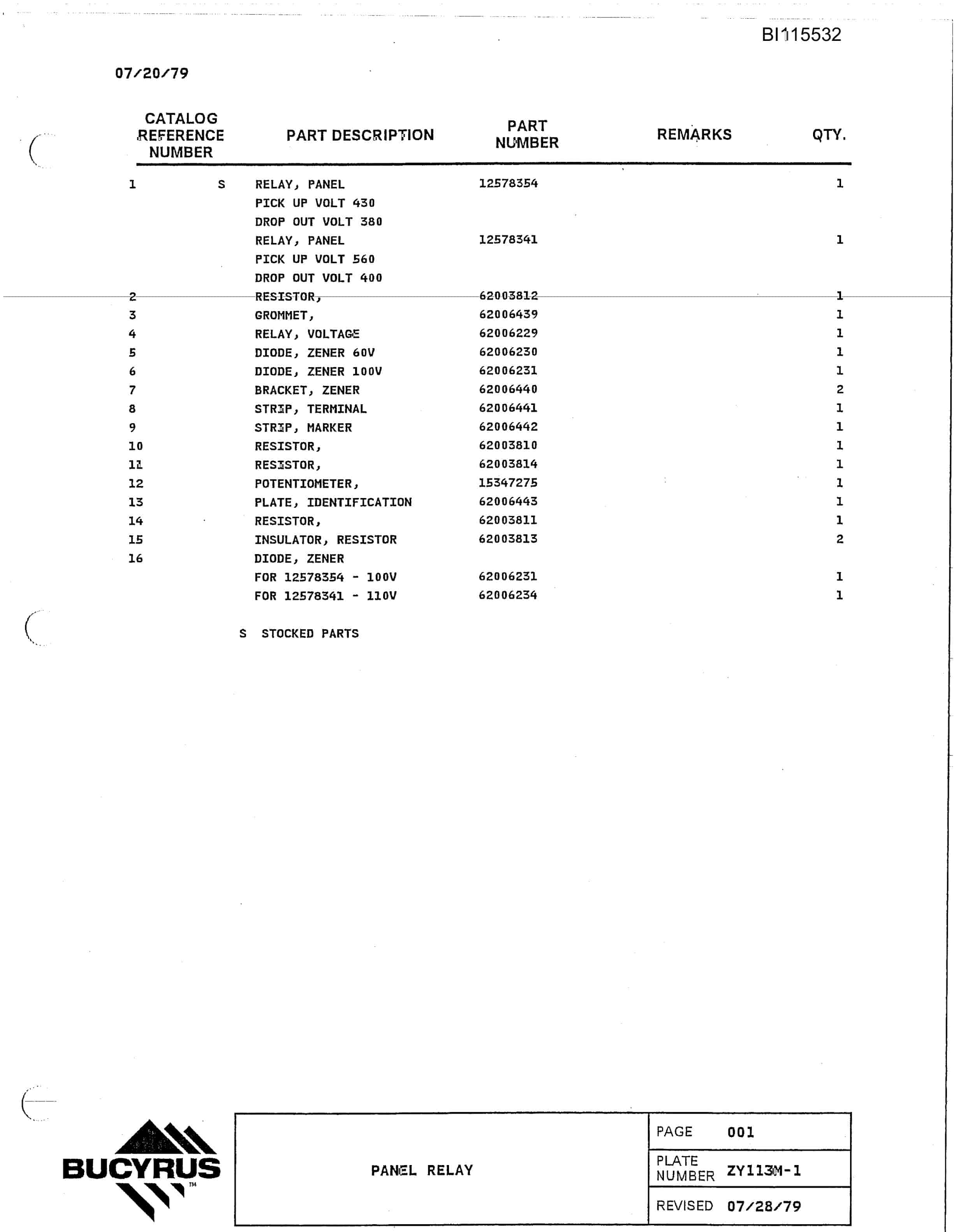Bucyrus 1370W Walking Dragline Technical Manual BI115532 5 Bucyrus 1370W Walking Dragline Technical Manual BI115532 - Image 5