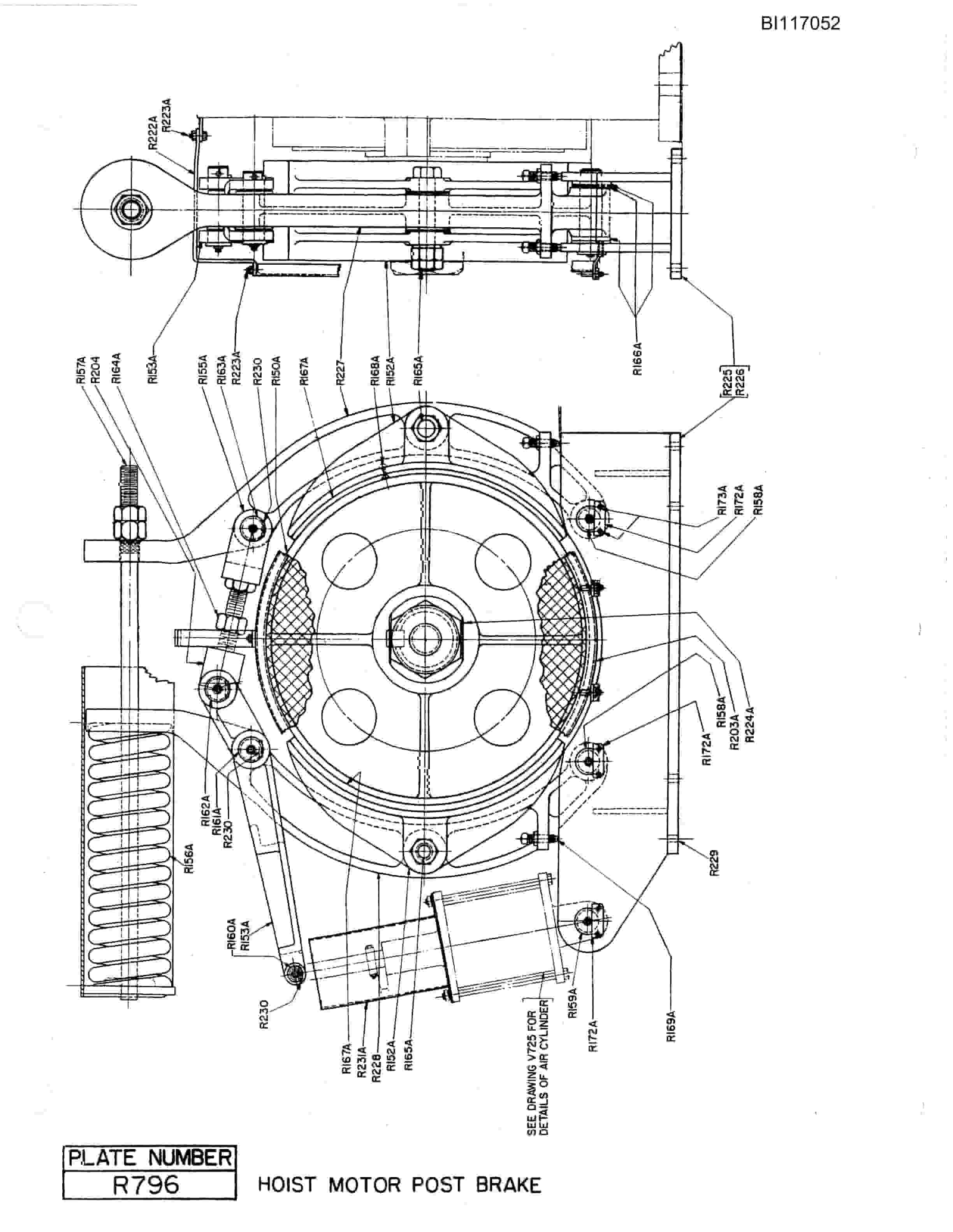 Bucyrus 1450W Walking Dragline Parts Manual BI117052-2