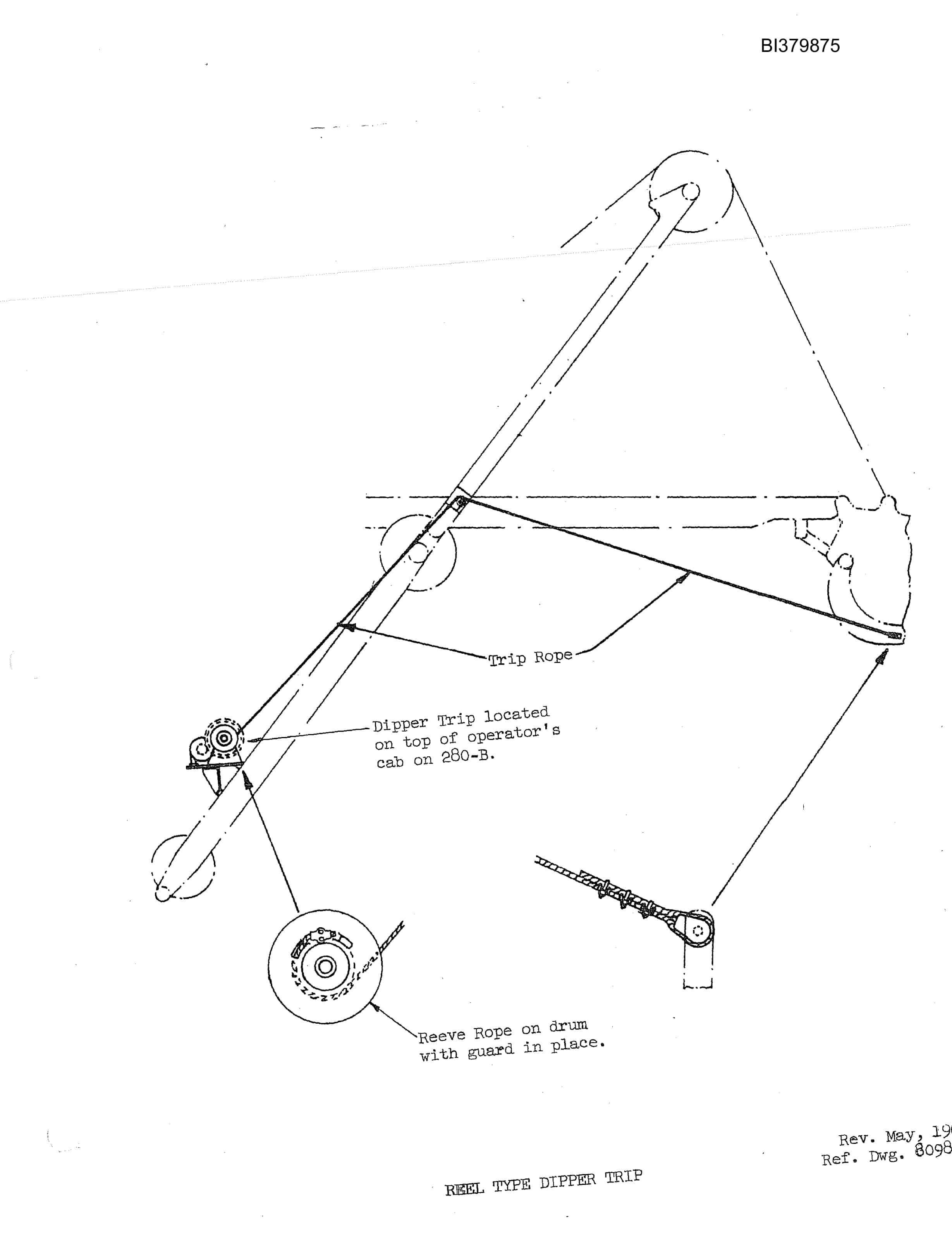 Bucyrus 150-B Electric Shovel Dragline Instruction Manual BI379875-5