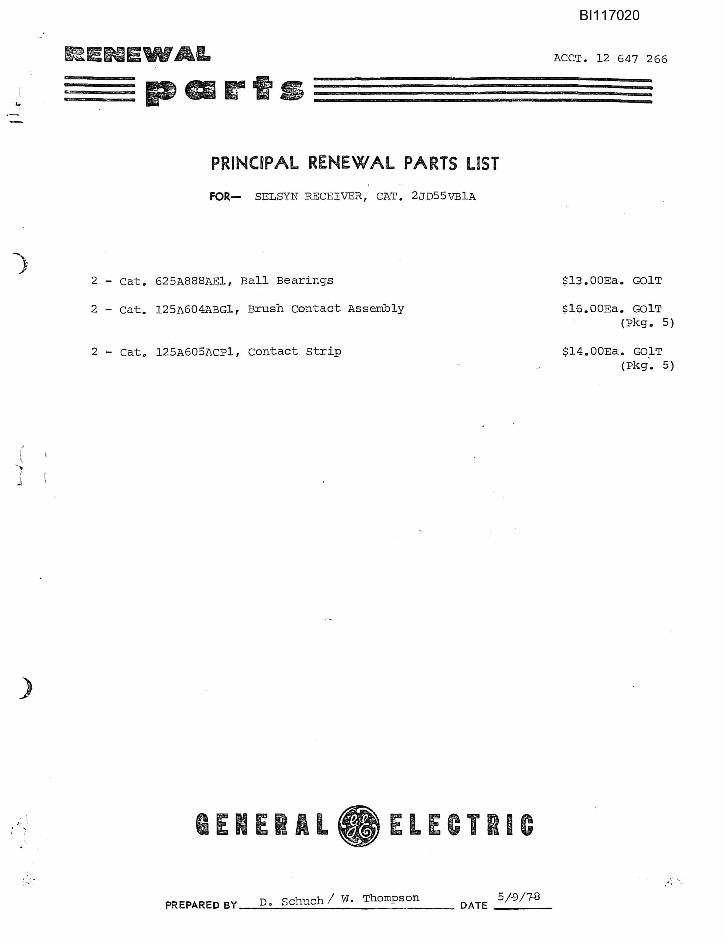 Bucyrus 1570-W Dragline Parts Catalog BI117020-4