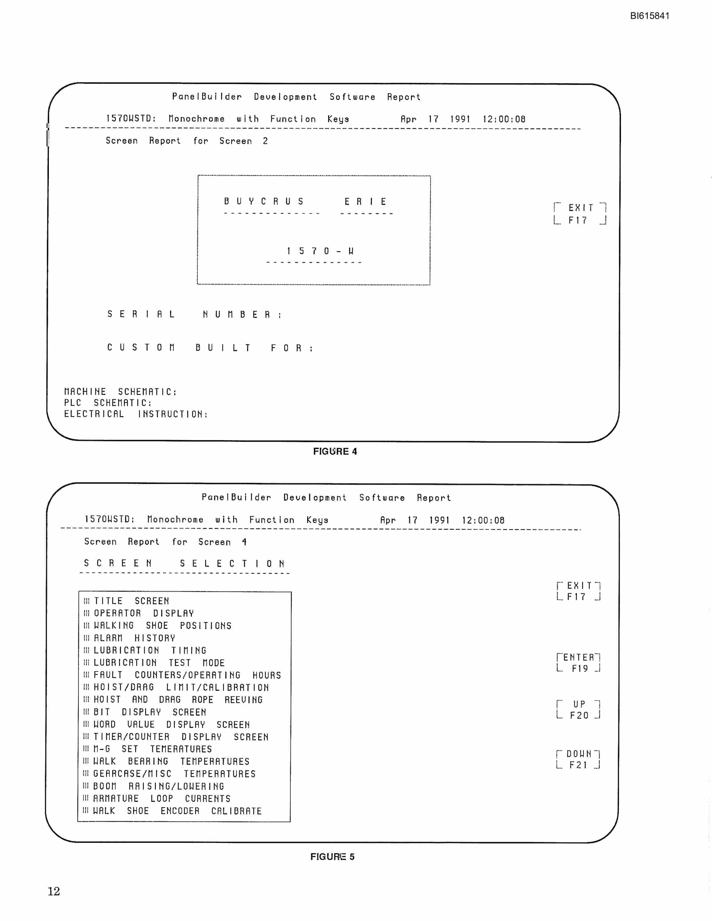 Bucyrus 1570-W Walking Dragline Technical Manual BI615841-2