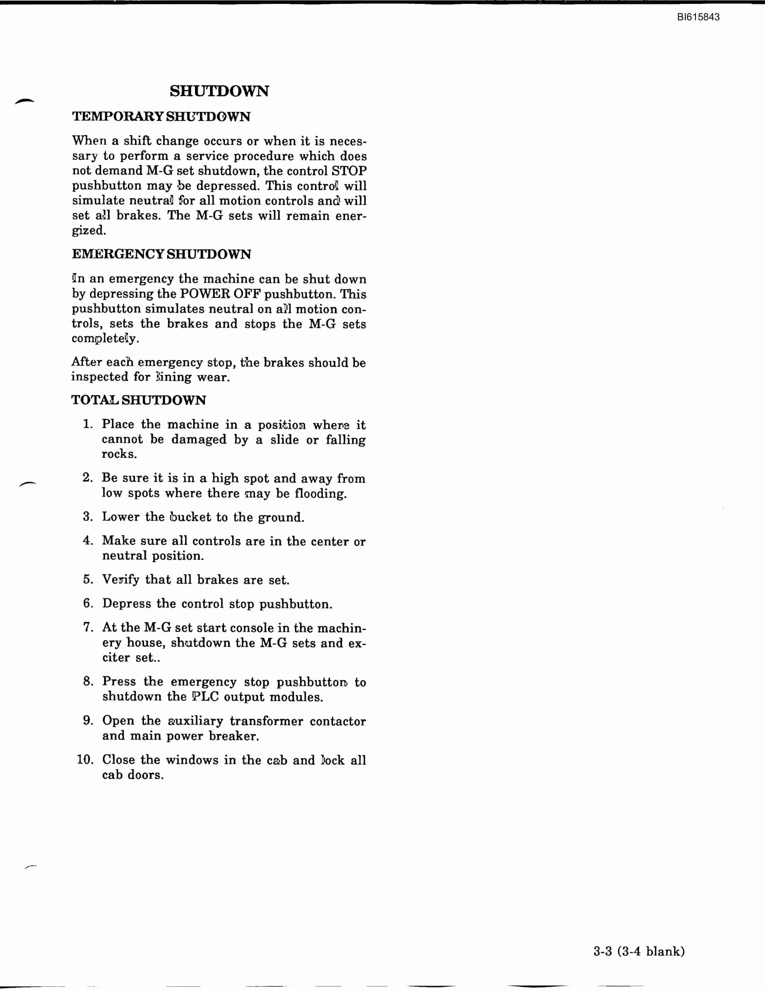 Bucyrus 1570-W Walking Dragline Technical Manual BI615843 4 Bucyrus 1570-W Walking Dragline Technical Manual BI615843 - Image 4