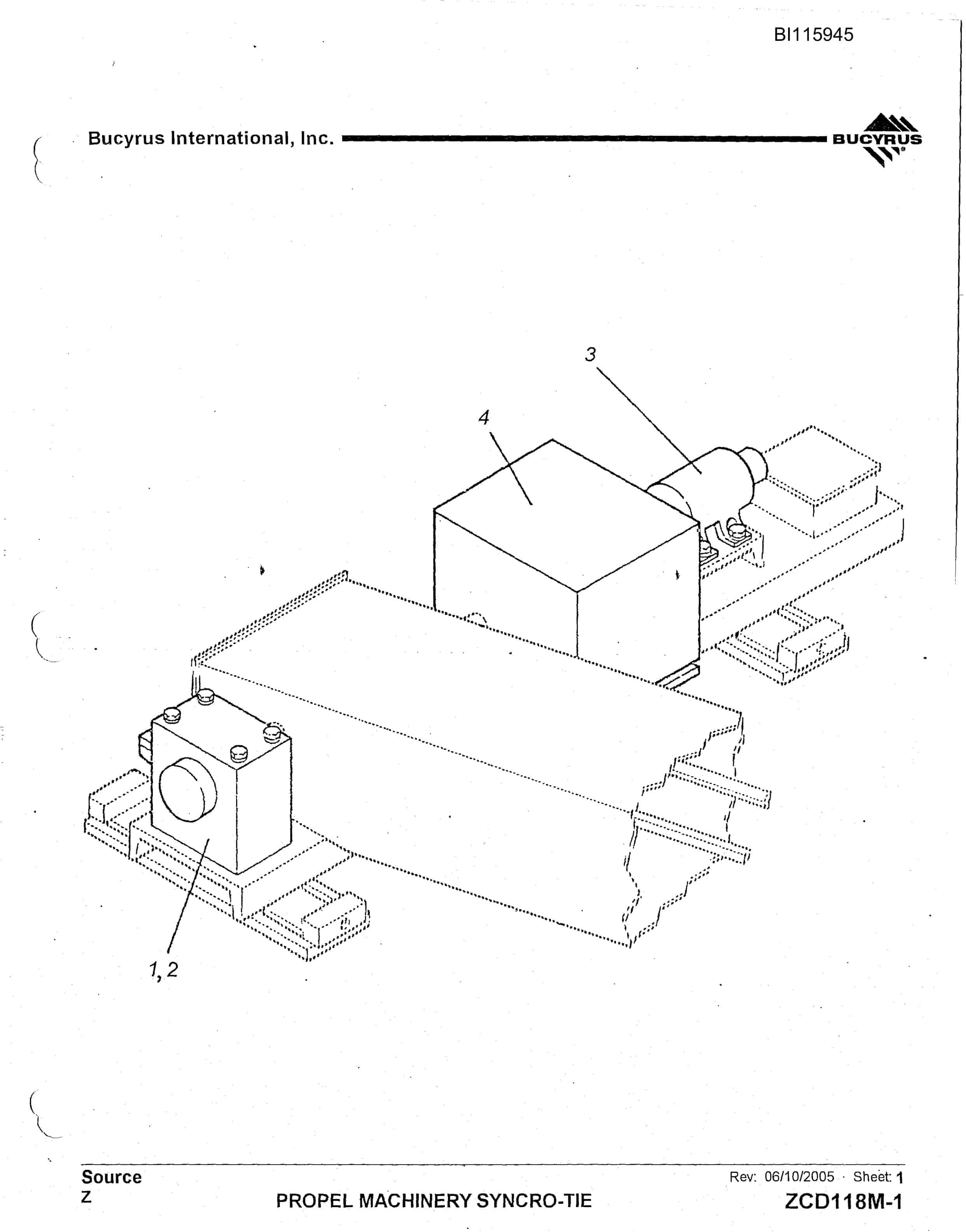 Bucyrus 1570W Dragline Technical Manual BI115945-5